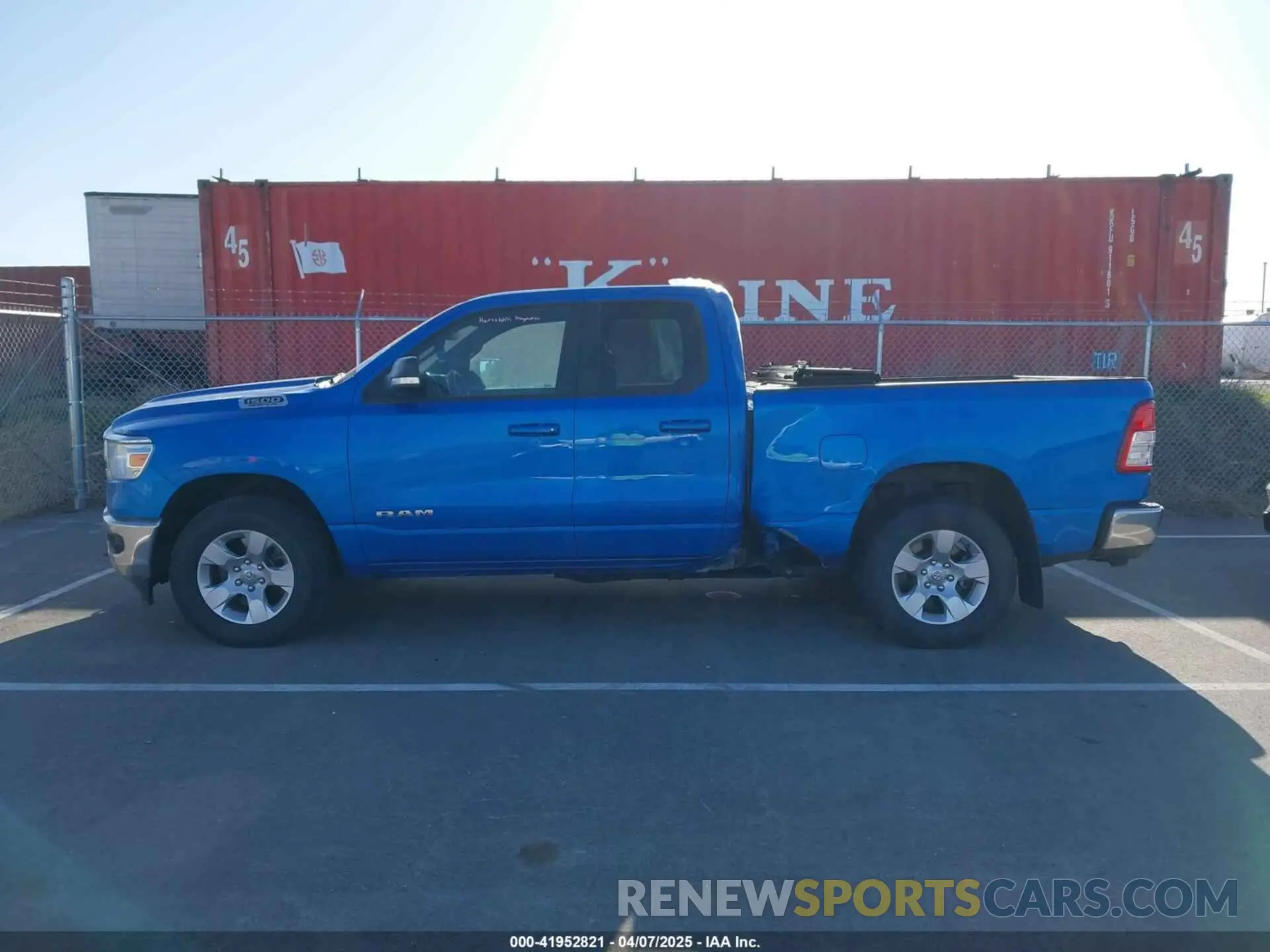 14 Photograph of a damaged car 1C6SRFBT3NN162845 RAM 1500 2022