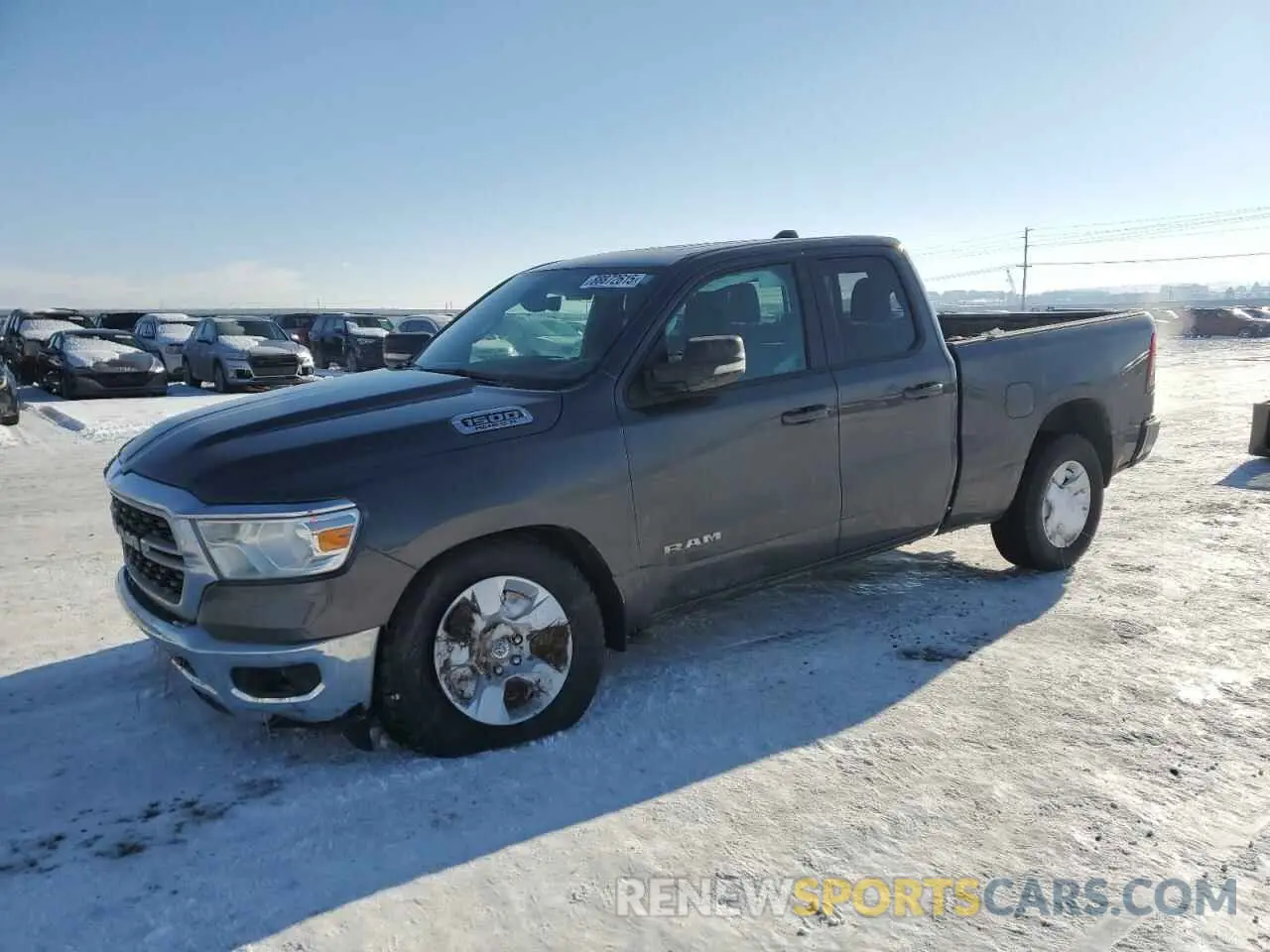 1 Photograph of a damaged car 1C6SRFBT3NN327941 RAM 1500 2022