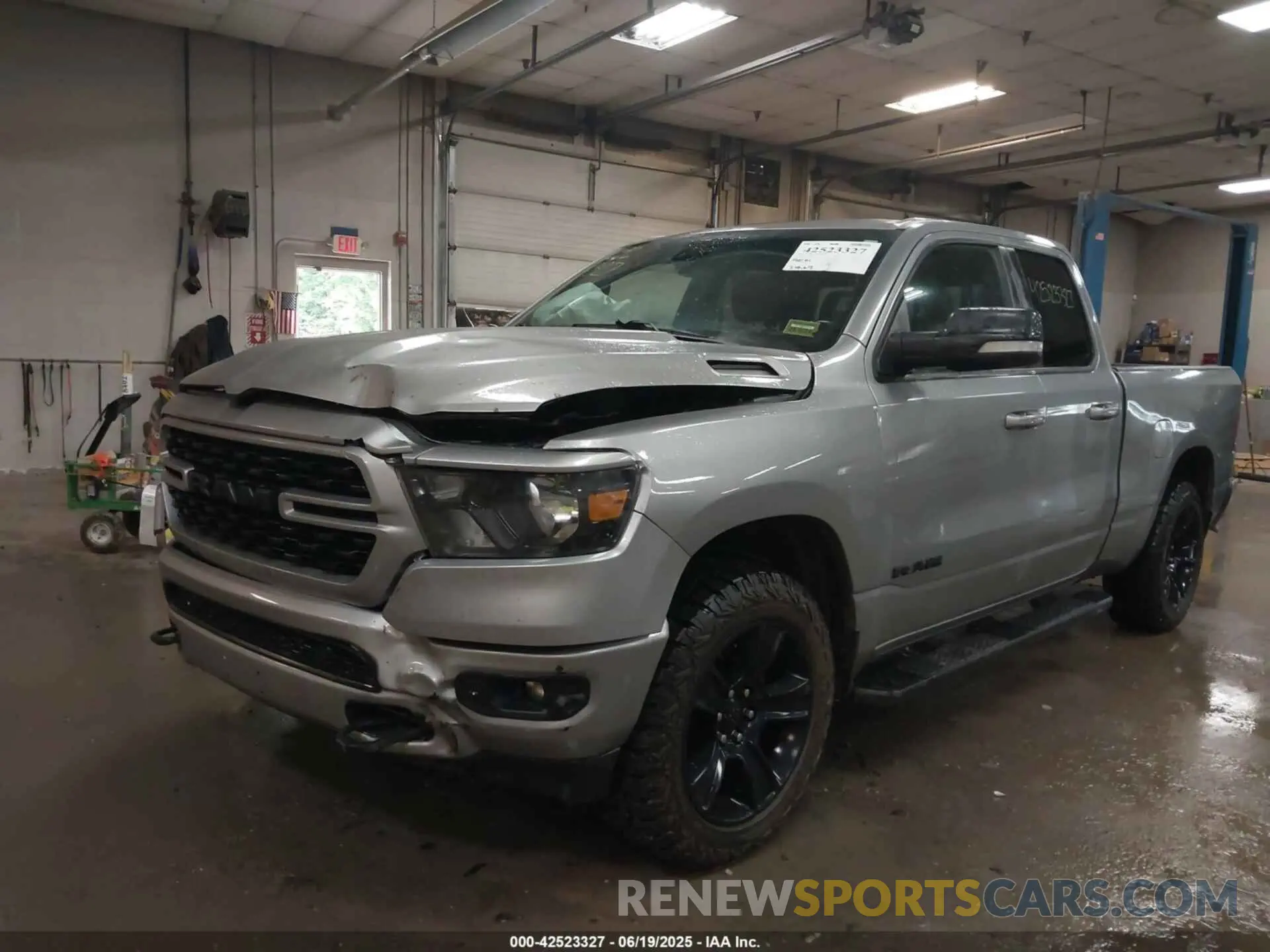 6 Photograph of a damaged car 1C6SRFBT4NN164801 RAM 1500 2022