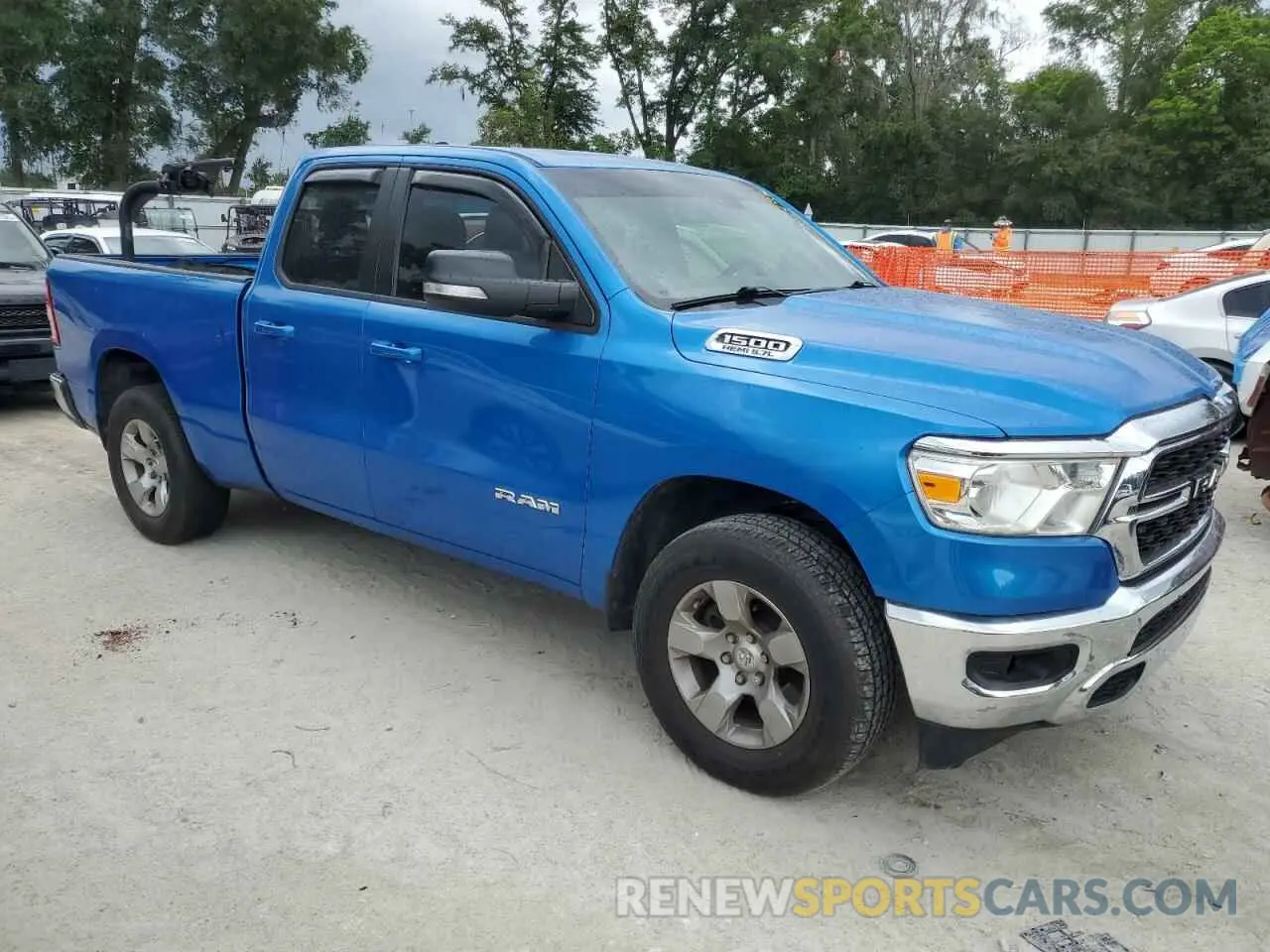 4 Photograph of a damaged car 1C6SRFBT5NN202987 RAM 1500 2022