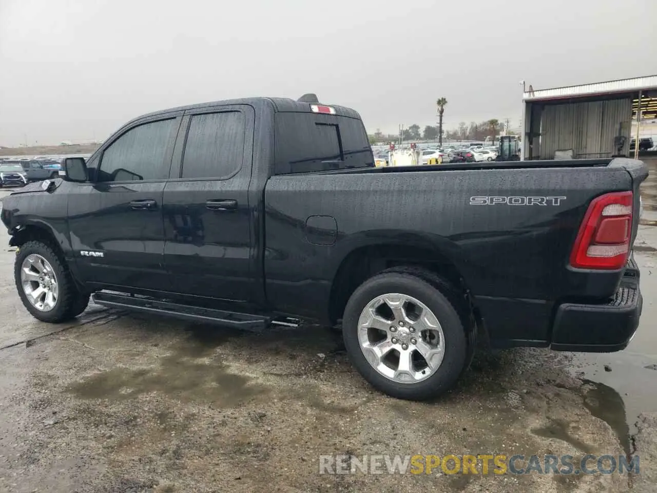 2 Photograph of a damaged car 1C6SRFBT6NN421523 RAM 1500 2022