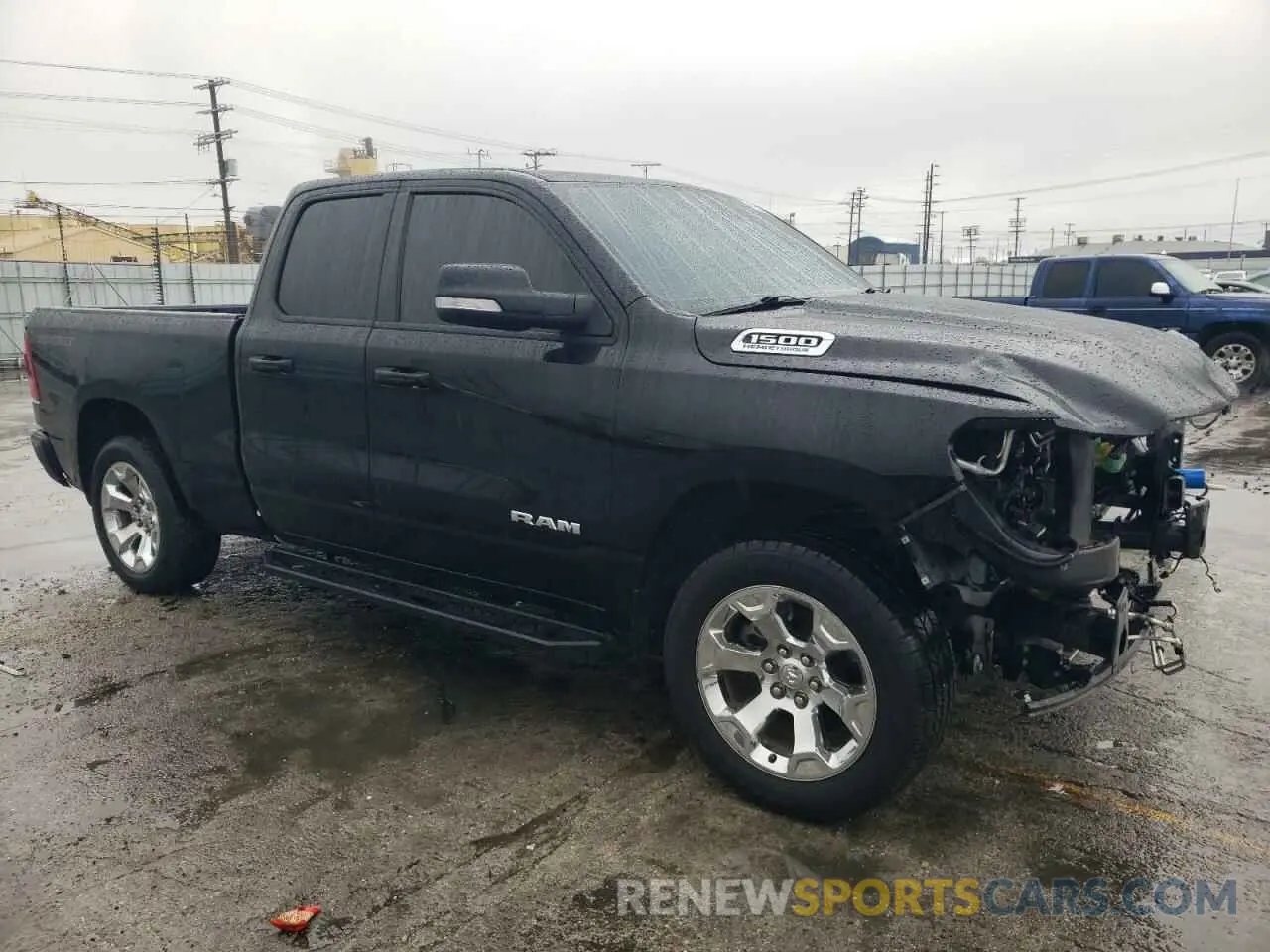 4 Photograph of a damaged car 1C6SRFBT6NN421523 RAM 1500 2022