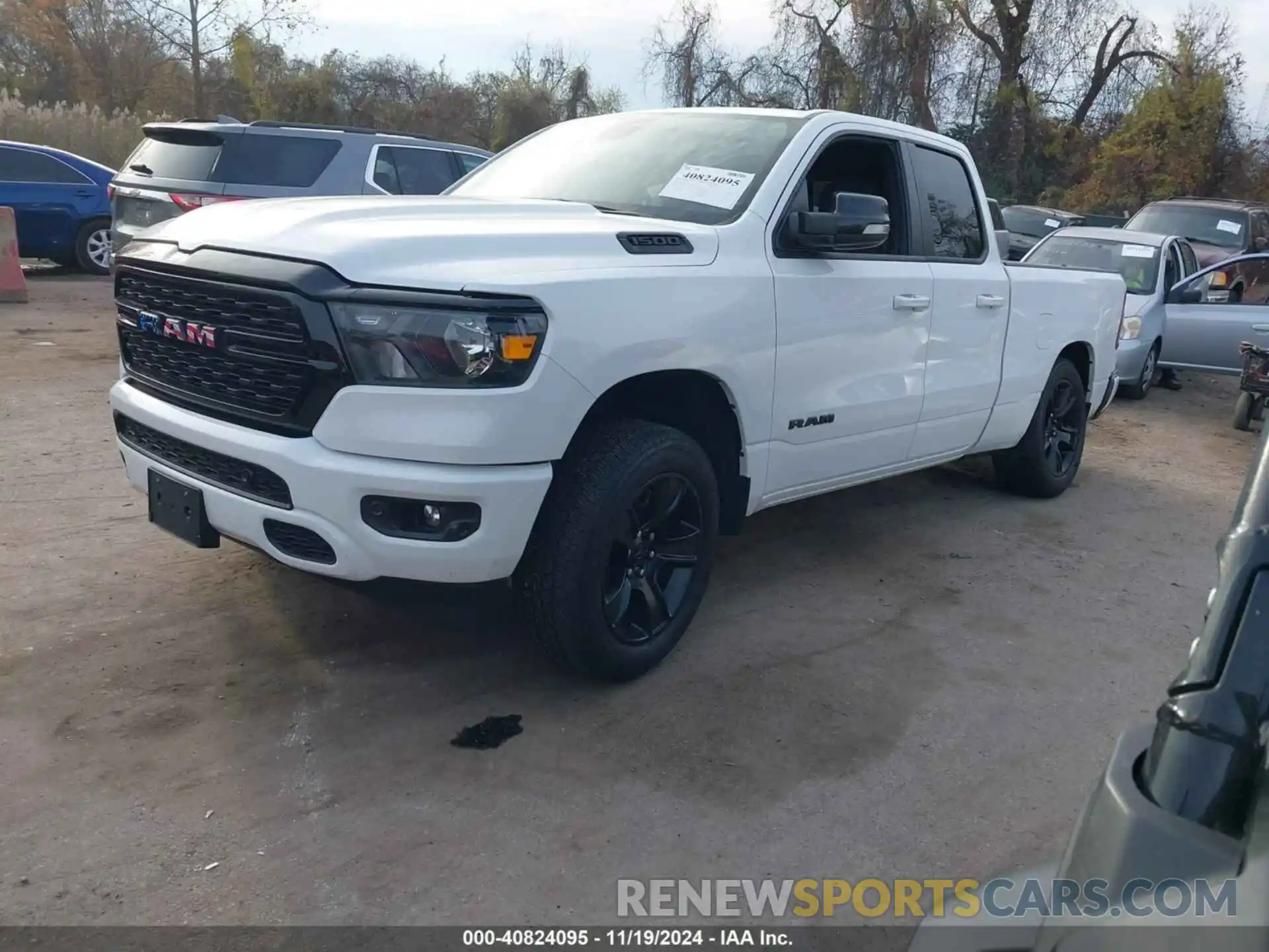 2 Photograph of a damaged car 1C6SRFBT7NN375197 RAM 1500 2022