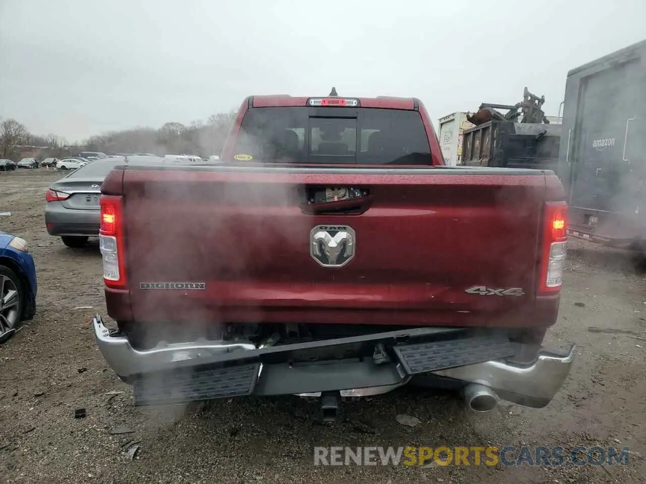 6 Photograph of a damaged car 1C6SRFBT8NN134166 RAM 1500 2022