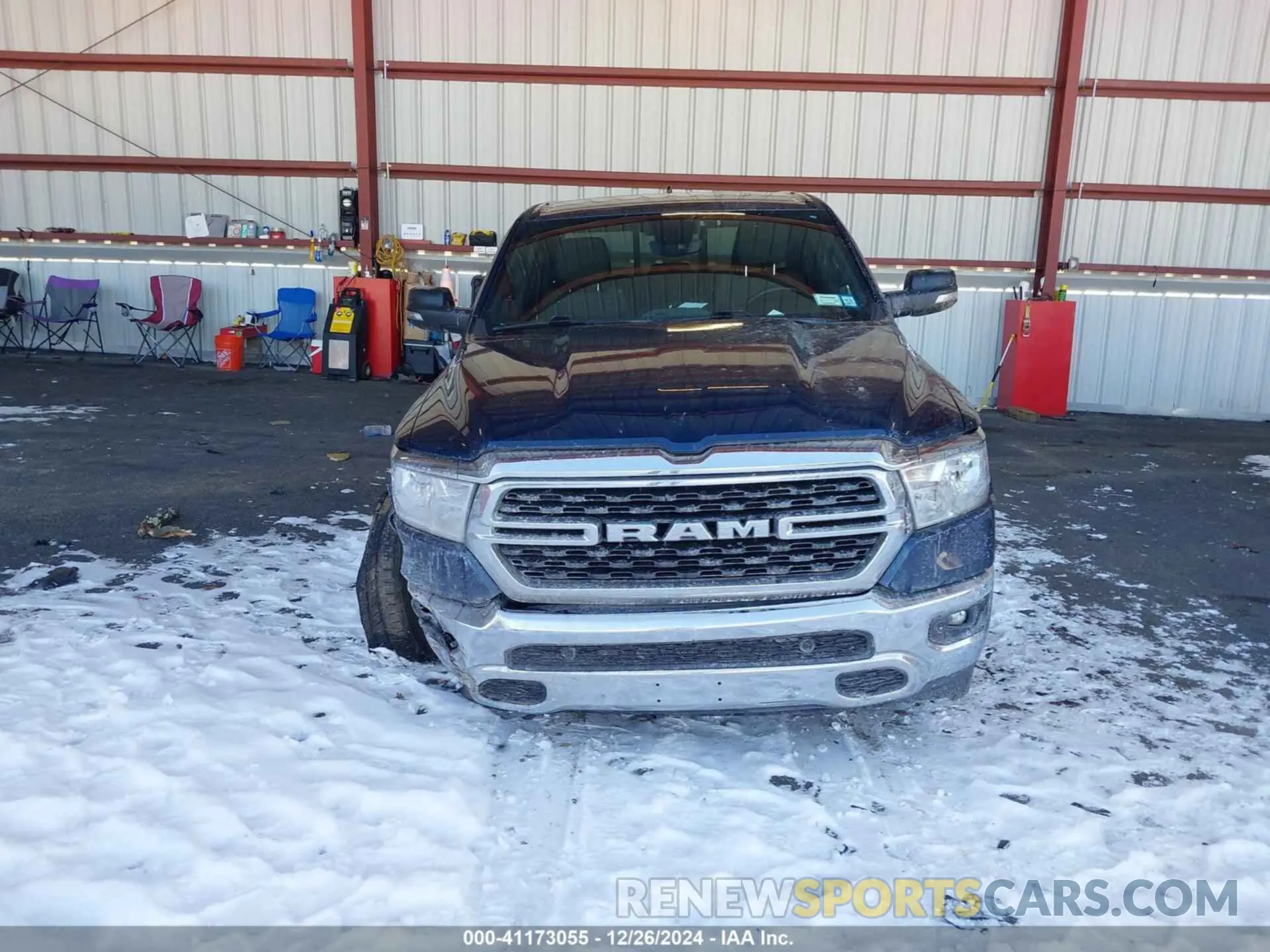 12 Photograph of a damaged car 1C6SRFBT8NN235367 RAM 1500 2022