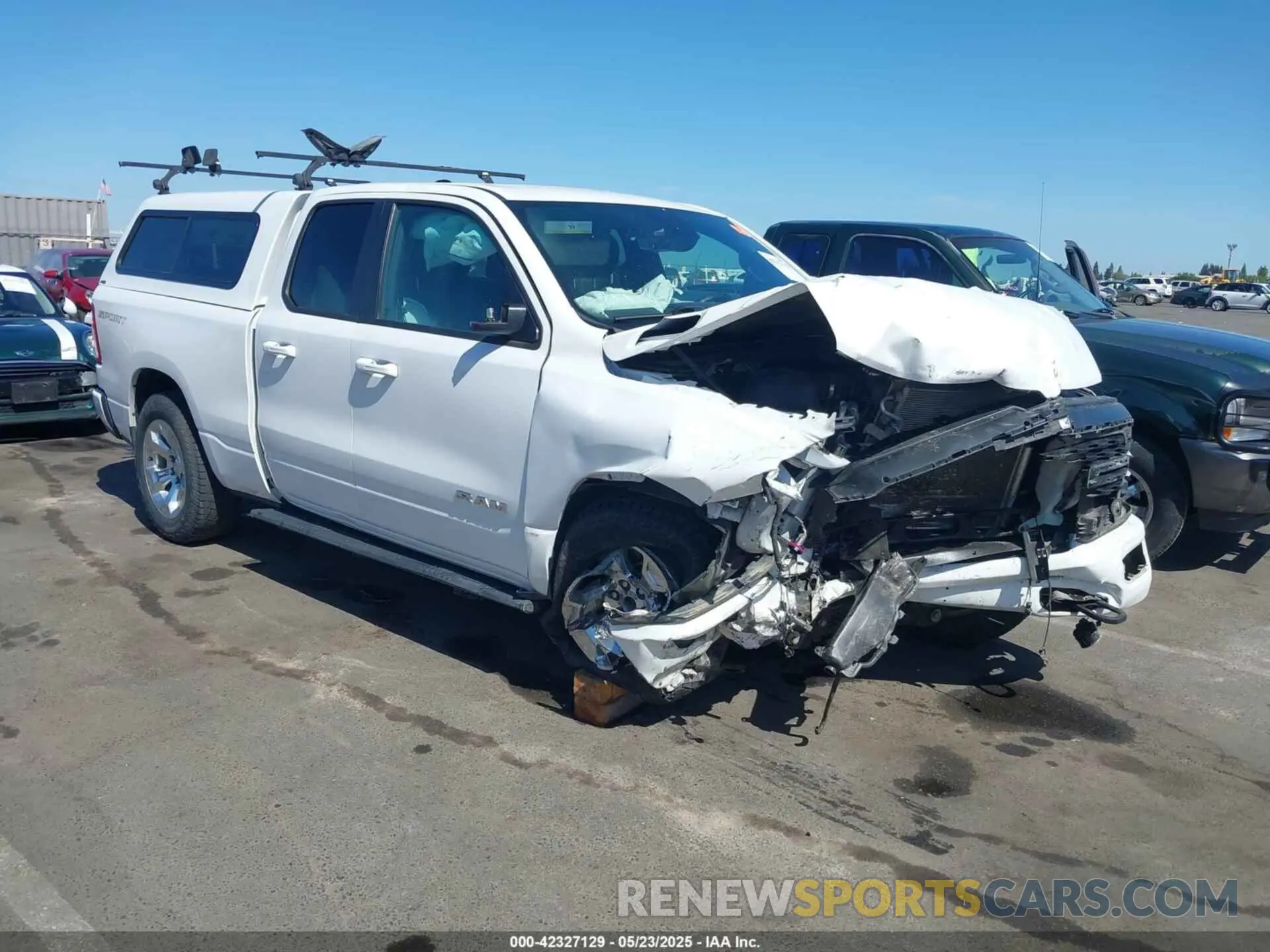 1 Photograph of a damaged car 1C6SRFBT9NN397346 RAM 1500 2022