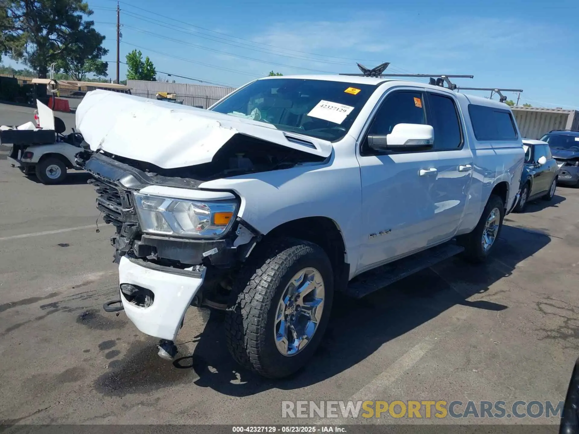 2 Photograph of a damaged car 1C6SRFBT9NN397346 RAM 1500 2022