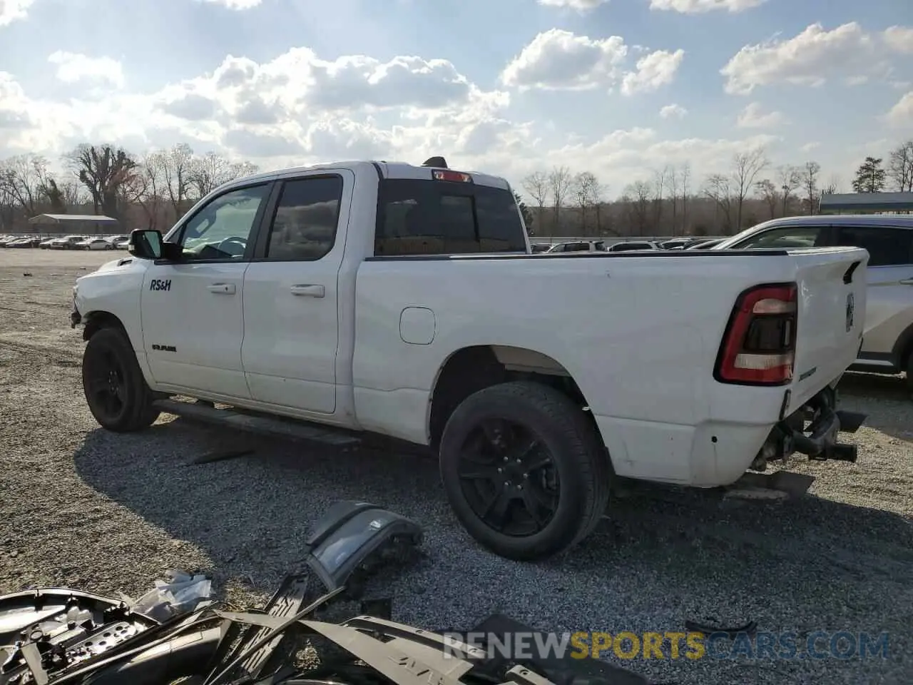2 Photograph of a damaged car 1C6SRFBT9NN476662 RAM 1500 2022