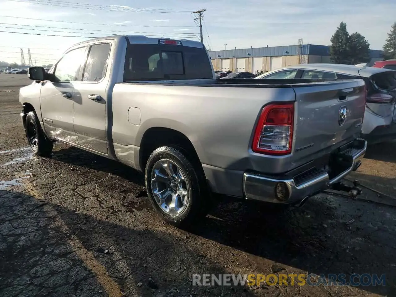 2 Photograph of a damaged car 1C6SRFBTXNN134542 RAM 1500 2022