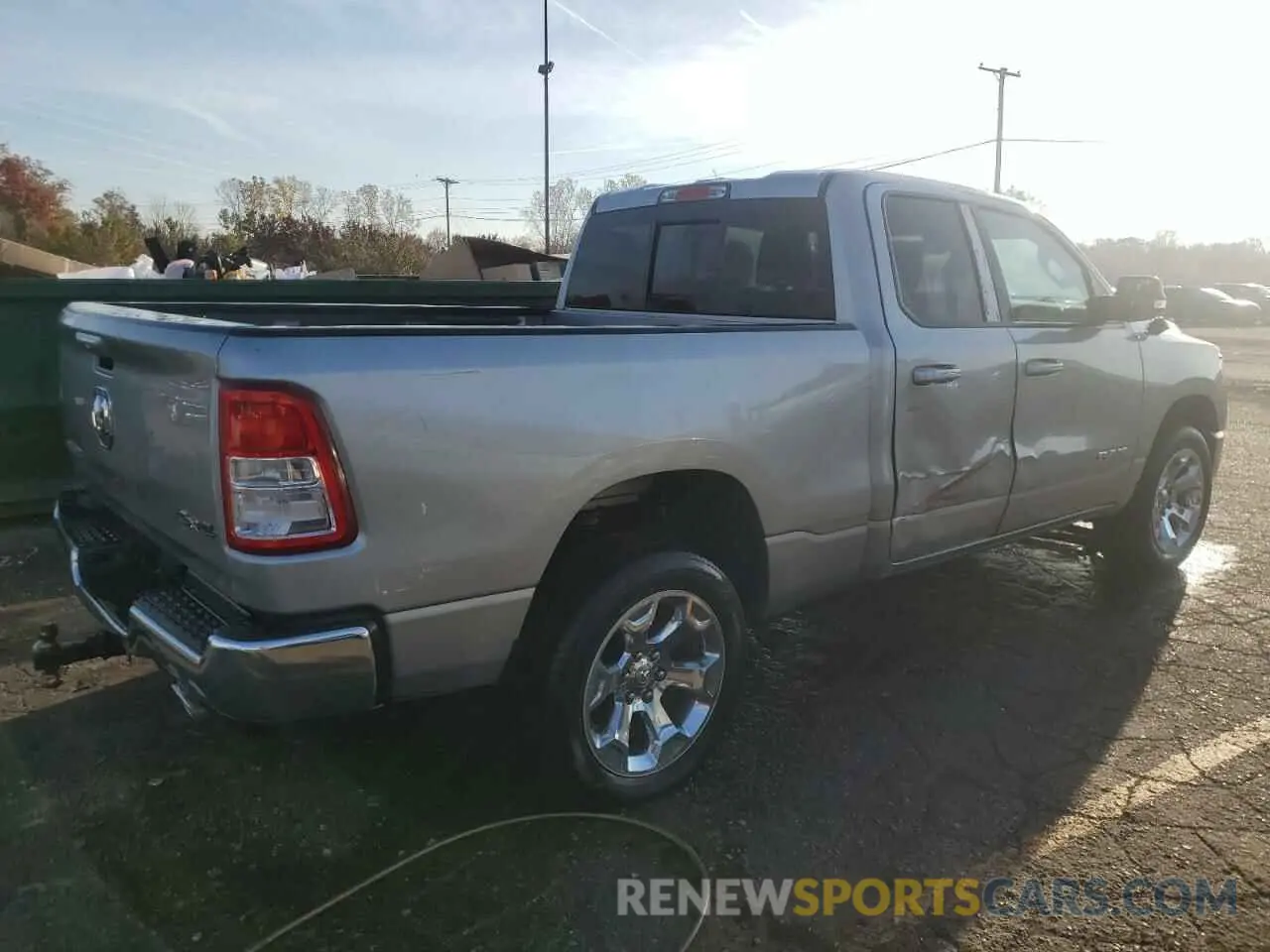 3 Photograph of a damaged car 1C6SRFBTXNN134542 RAM 1500 2022