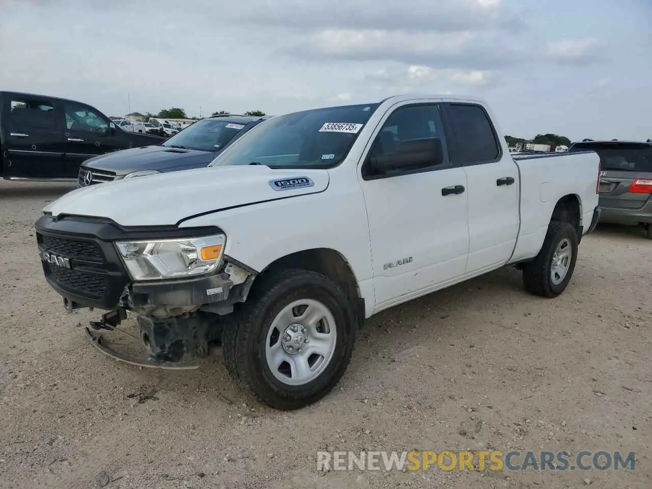 1 Photograph of a damaged car 1C6SRFCT5NN283410 RAM 1500 2022