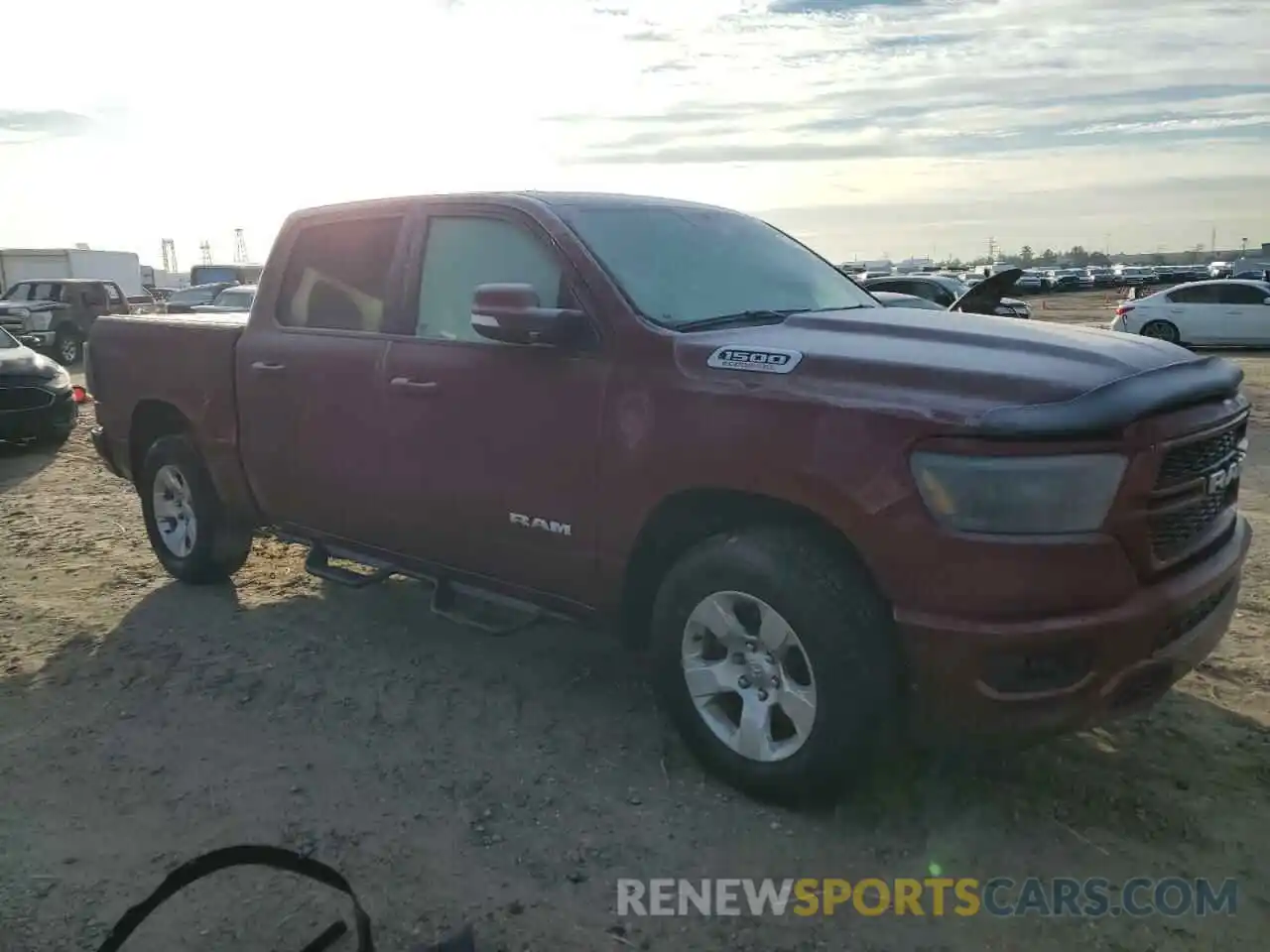 4 Photograph of a damaged car 1C6SRFFM8NN281204 RAM 1500 2022