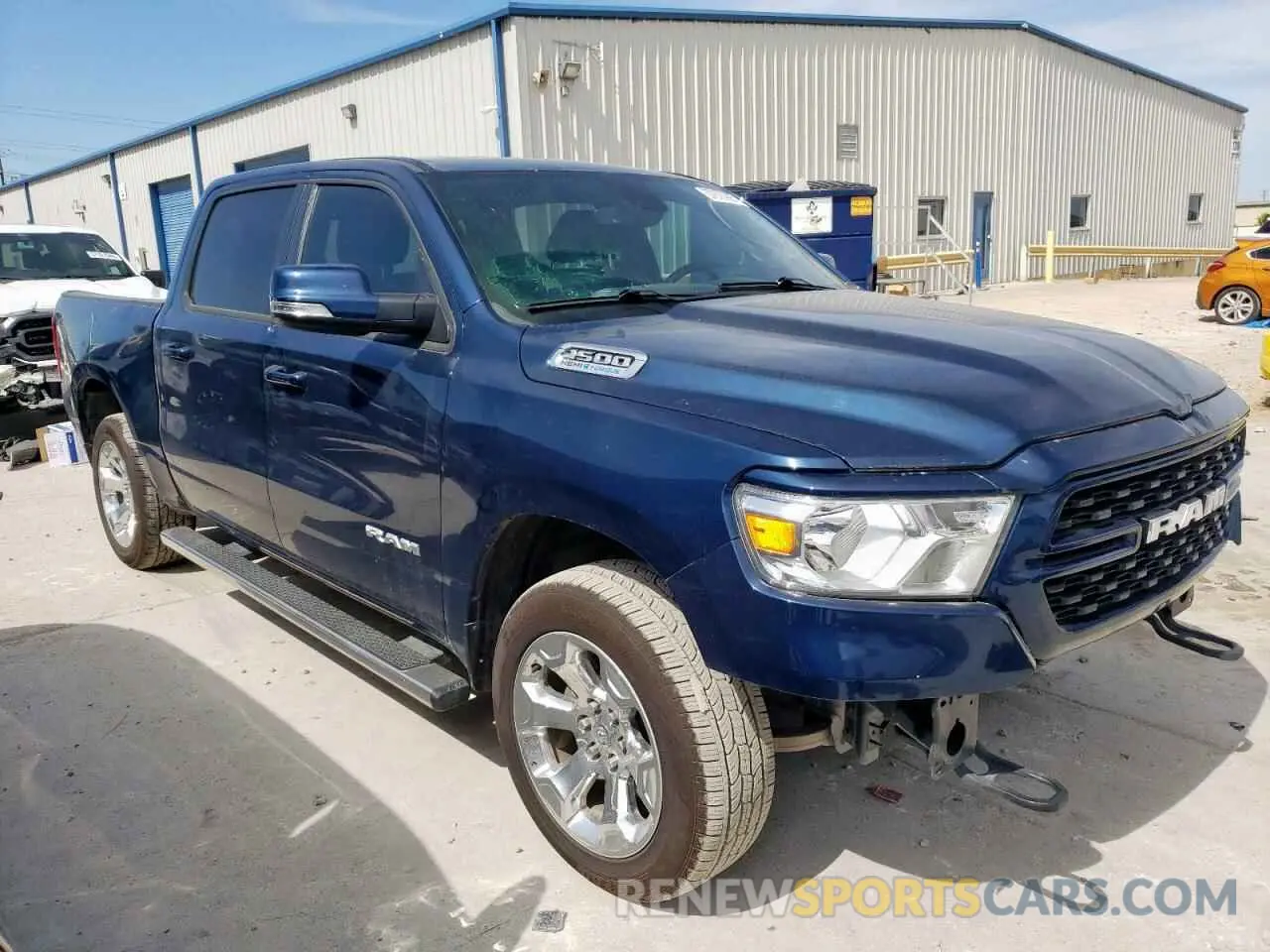 4 Photograph of a damaged car 1C6SRFFT0NN379571 RAM 1500 2022