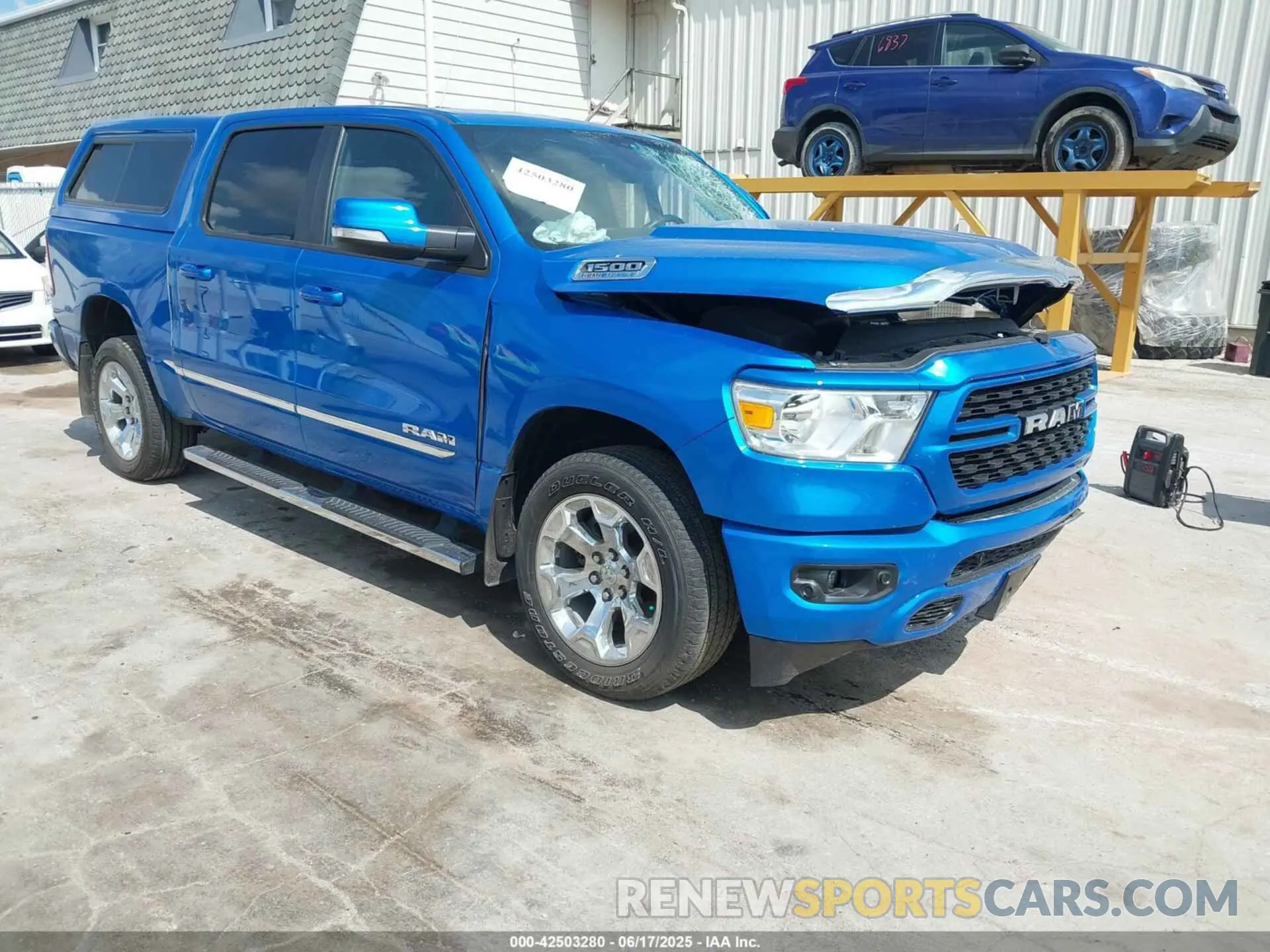 1 Photograph of a damaged car 1C6SRFFT1NN401769 RAM 1500 2022