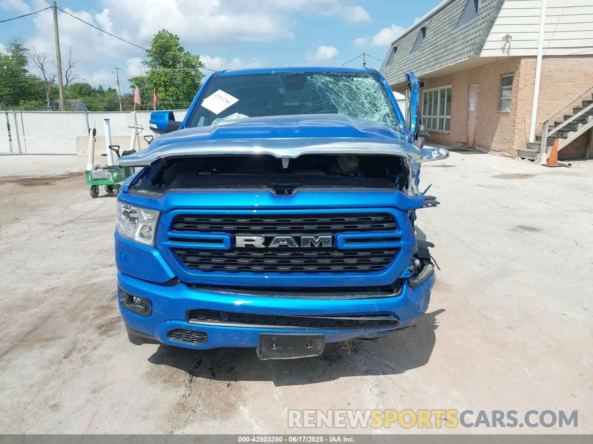 12 Photograph of a damaged car 1C6SRFFT1NN401769 RAM 1500 2022