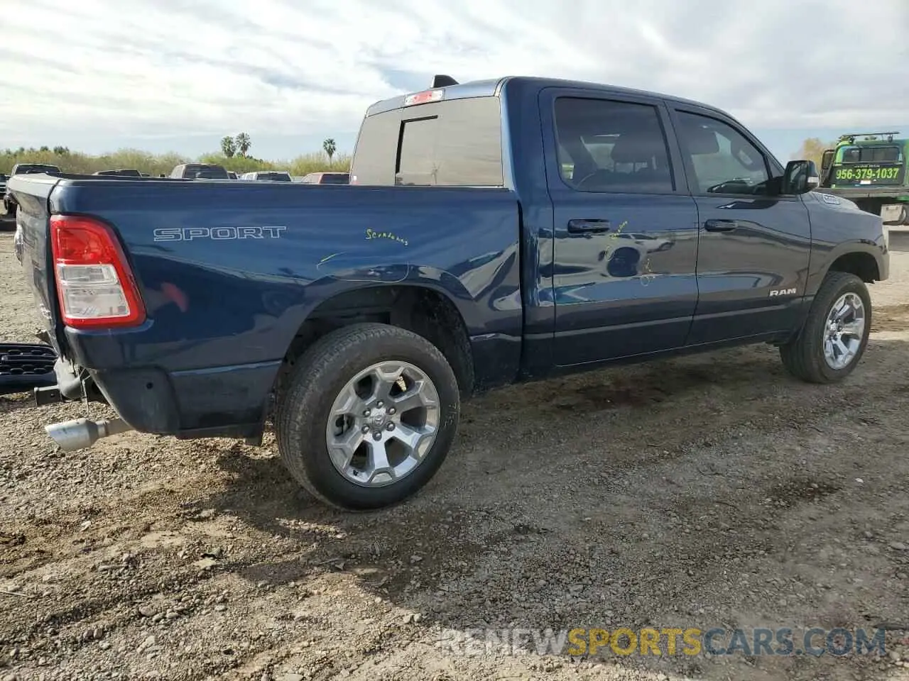 3 Photograph of a damaged car 1C6SRFFT1NN420094 RAM 1500 2022
