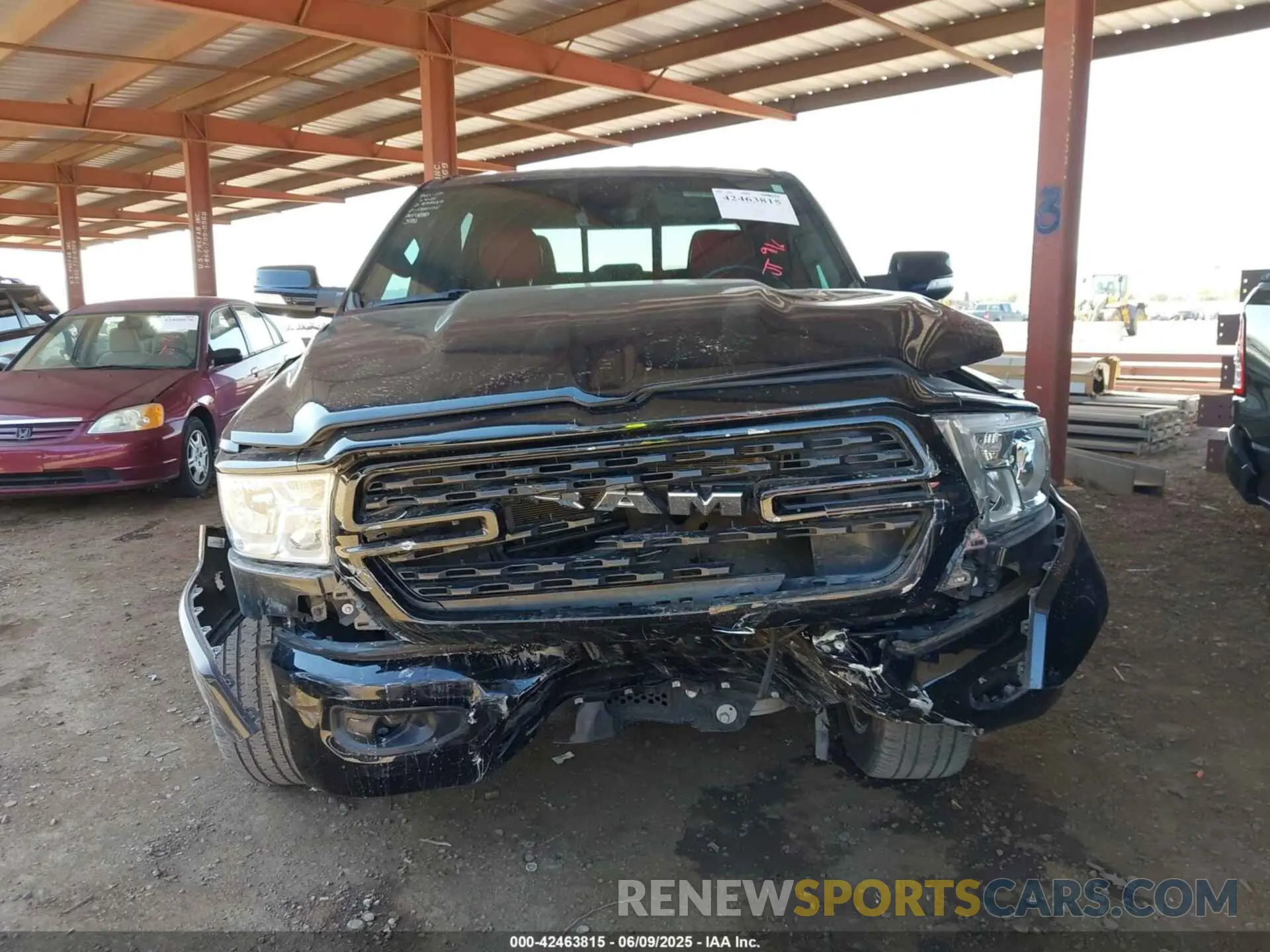 12 Photograph of a damaged car 1C6SRFFT1NN459168 RAM 1500 2022