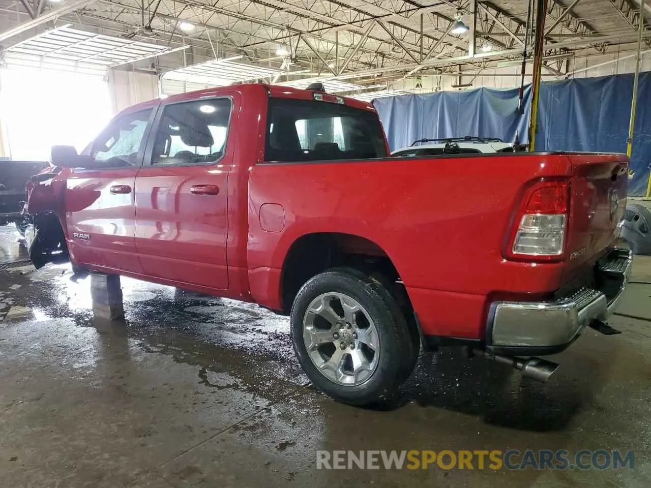 2 Photograph of a damaged car 1C6SRFFT2NN352811 RAM 1500 2022
