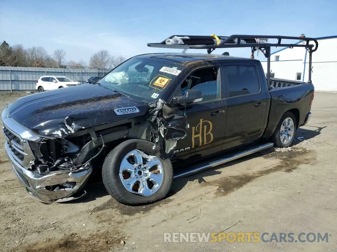 1 Photograph of a damaged car 1C6SRFFT2NN377241 RAM 1500 2022