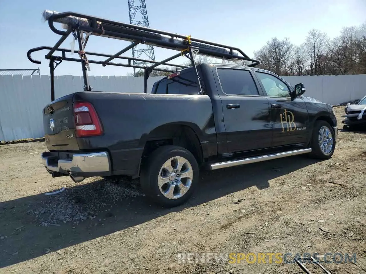 3 Photograph of a damaged car 1C6SRFFT2NN377241 RAM 1500 2022