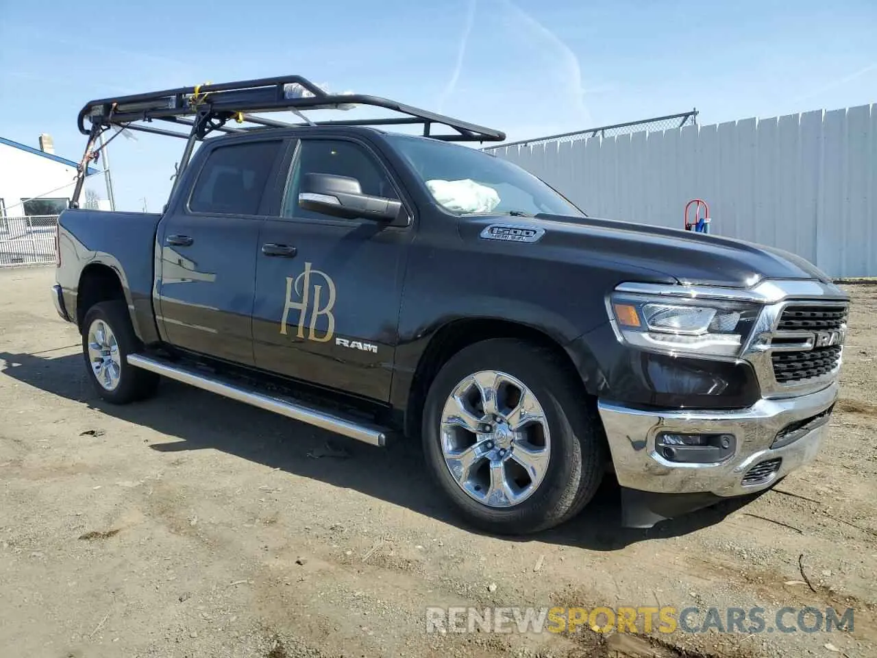 4 Photograph of a damaged car 1C6SRFFT2NN377241 RAM 1500 2022