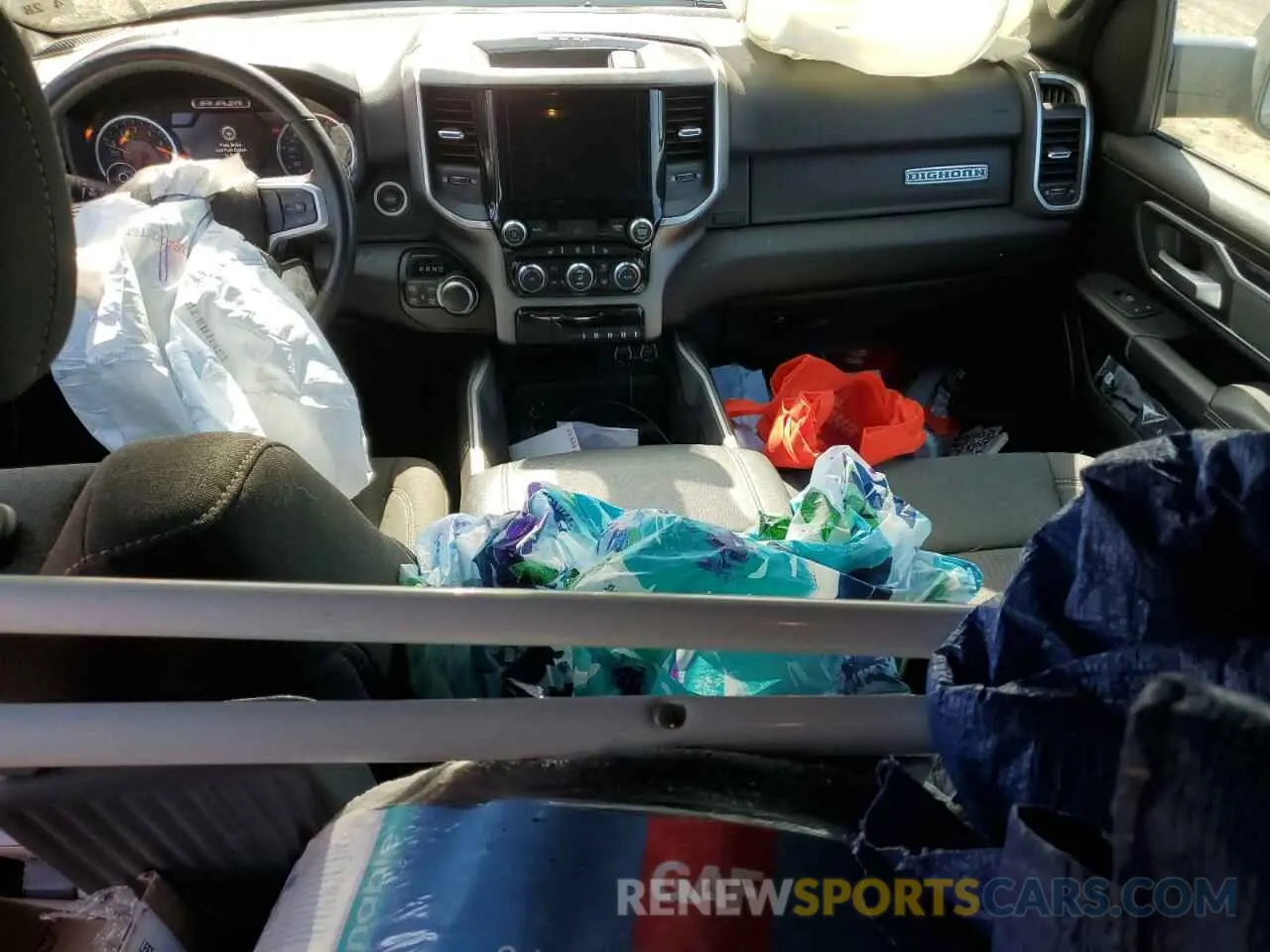 8 Photograph of a damaged car 1C6SRFFT2NN377241 RAM 1500 2022