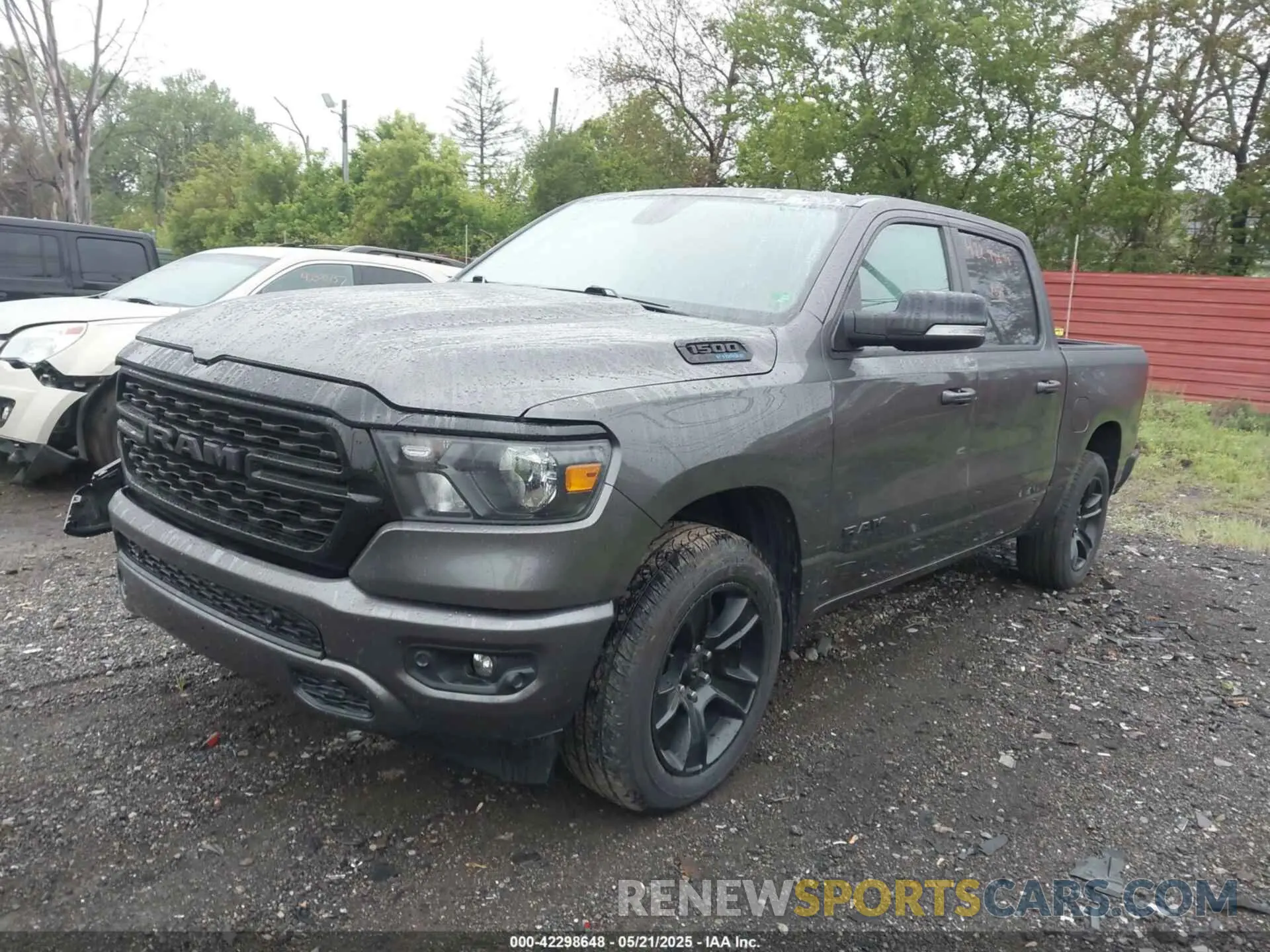 2 Photograph of a damaged car 1C6SRFFT3NN148096 RAM 1500 2022