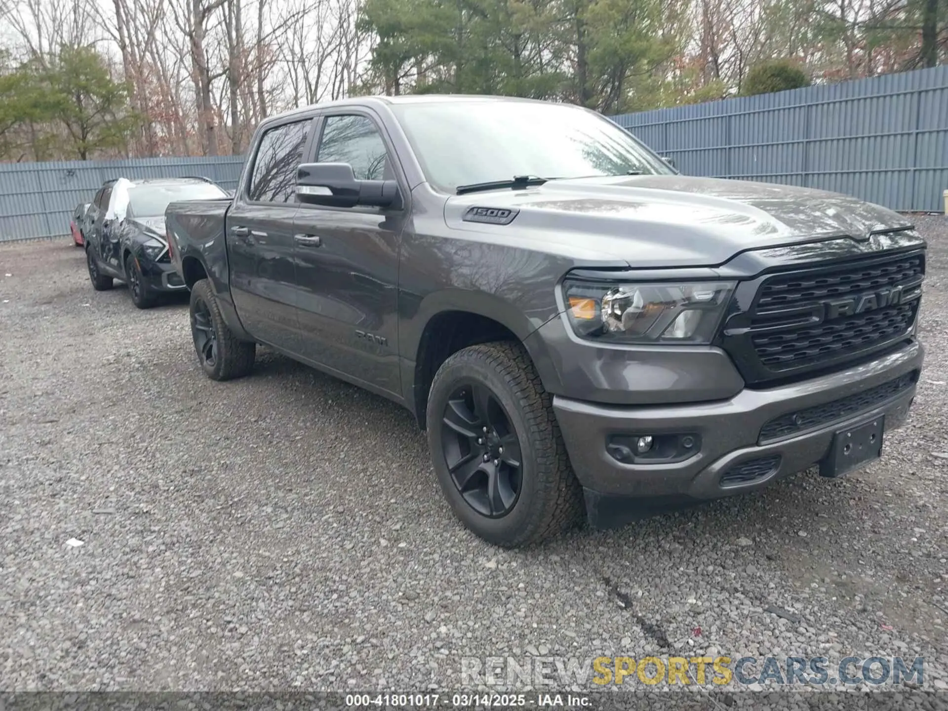 1 Photograph of a damaged car 1C6SRFFT3NN279836 RAM 1500 2022
