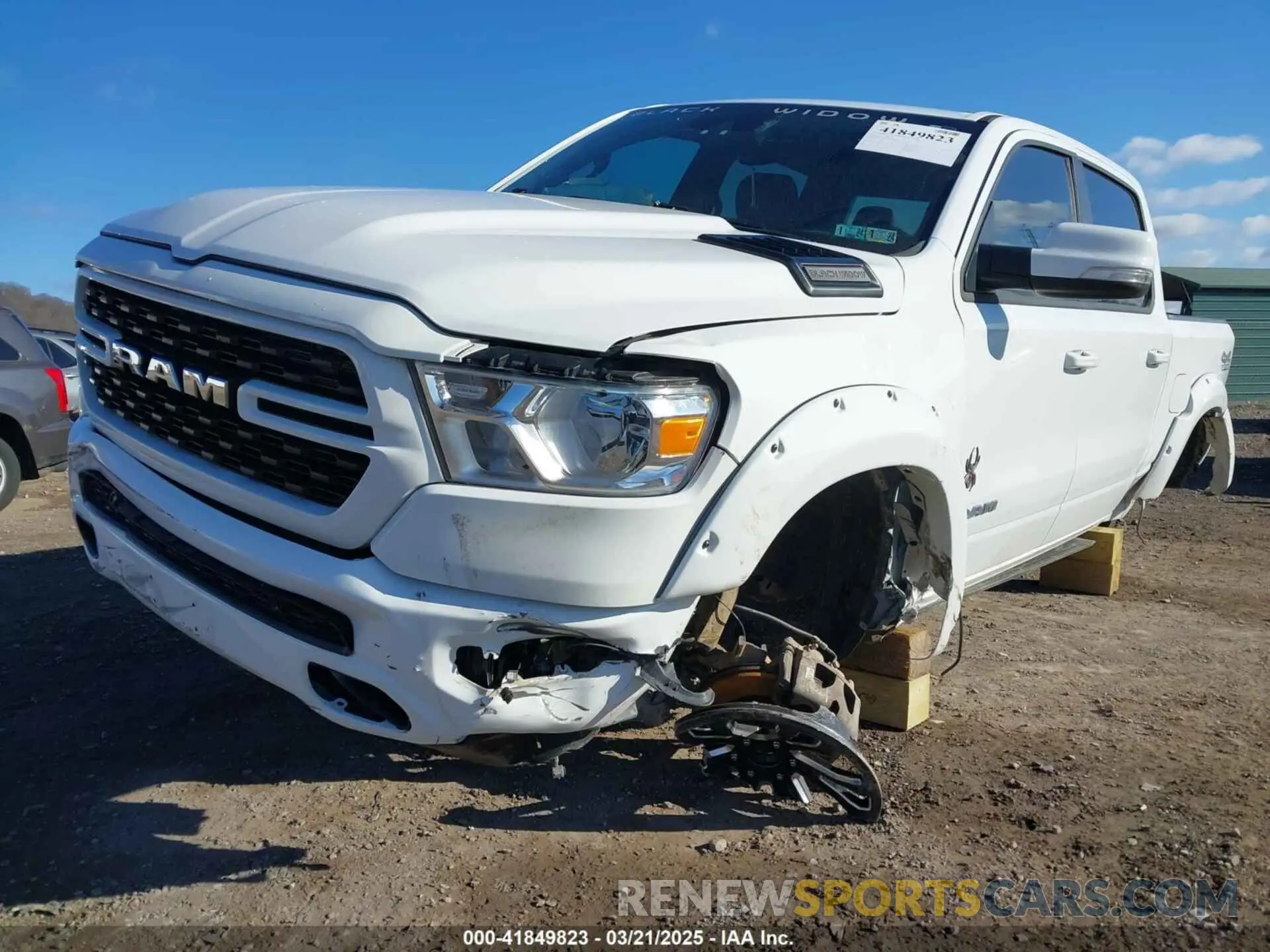 6 Photograph of a damaged car 1C6SRFFT4NN428657 RAM 1500 2022
