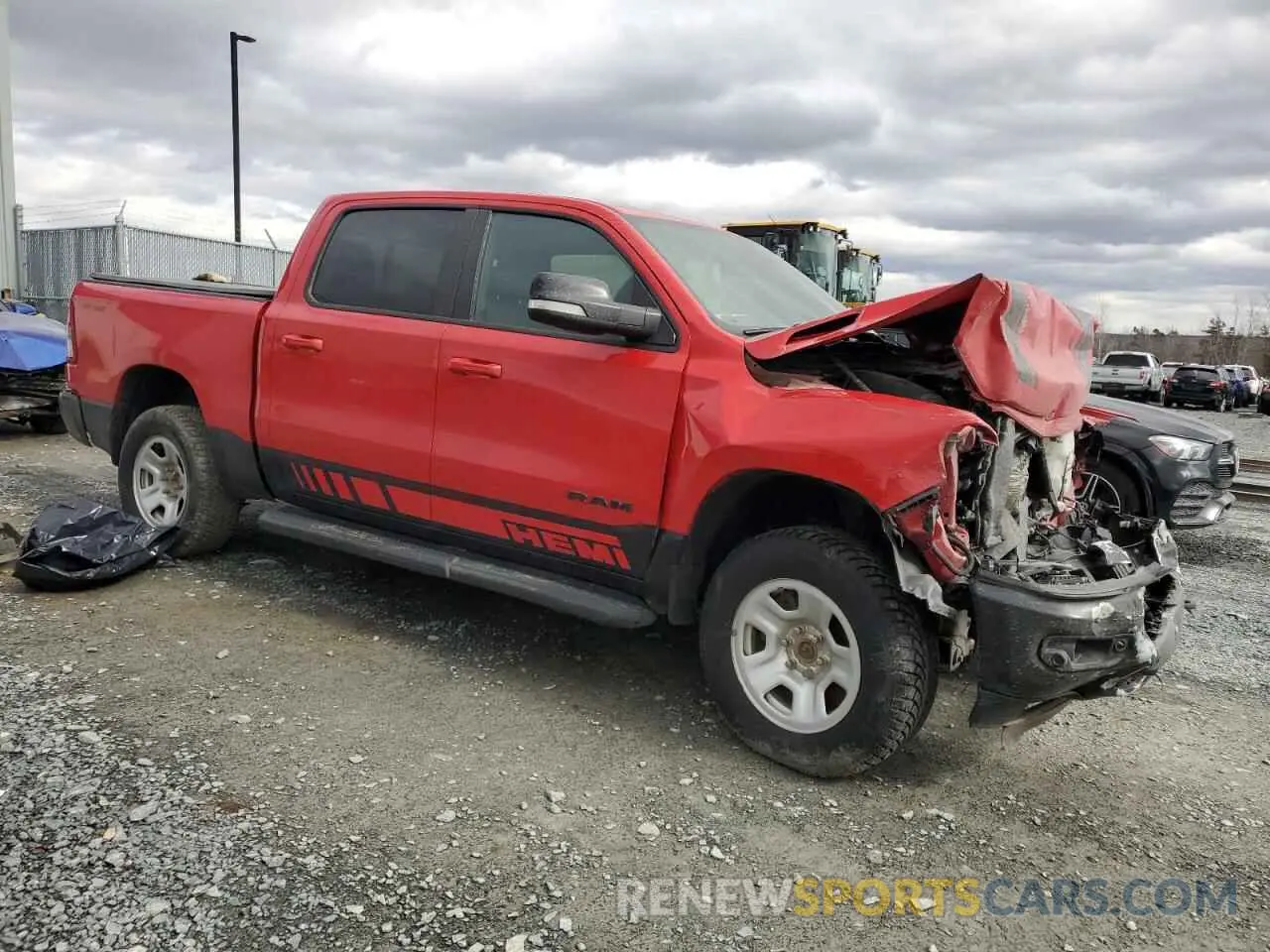 4 Photograph of a damaged car 1C6SRFFT6NN118865 RAM 1500 2022