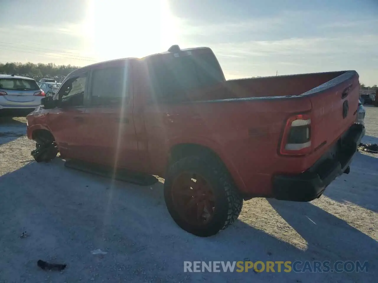 2 Photograph of a damaged car 1C6SRFFT6NN243185 RAM 1500 2022