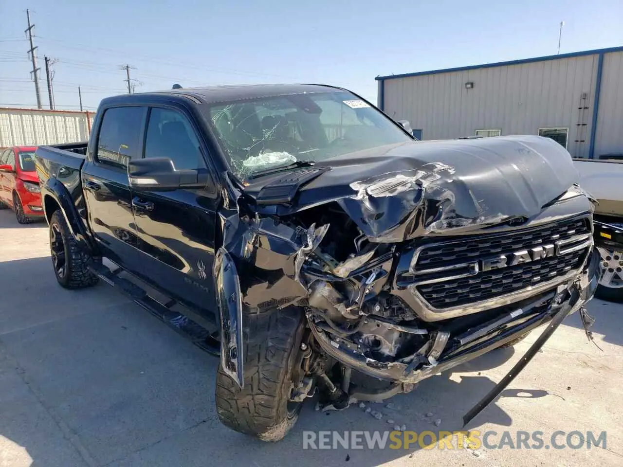 4 Photograph of a damaged car 1C6SRFFT7NN236617 RAM 1500 2022
