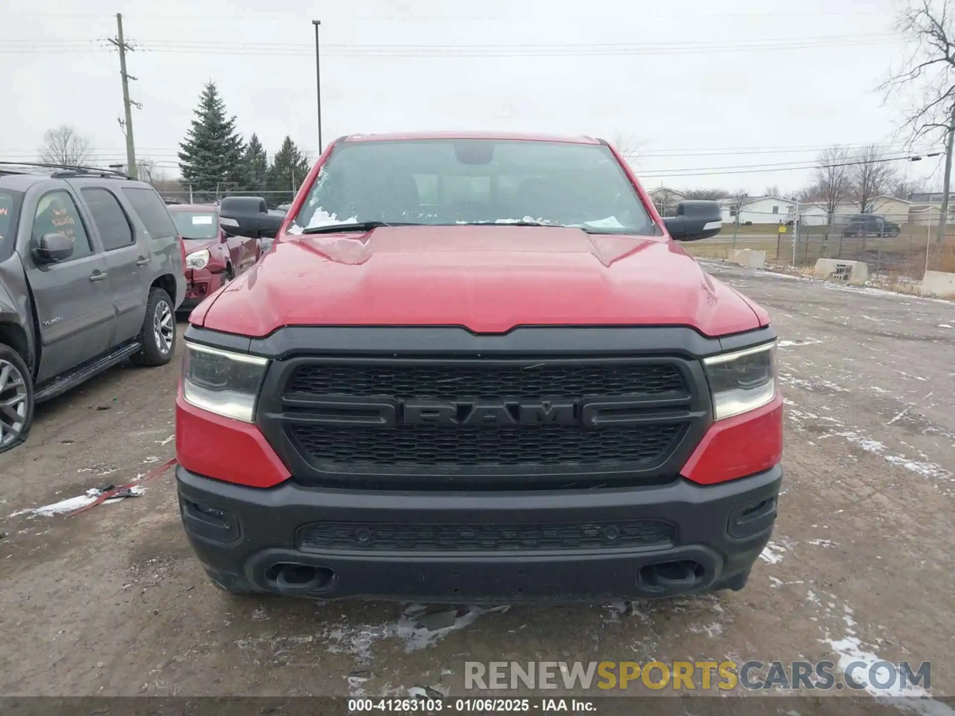 12 Photograph of a damaged car 1C6SRFFT7NN243177 RAM 1500 2022