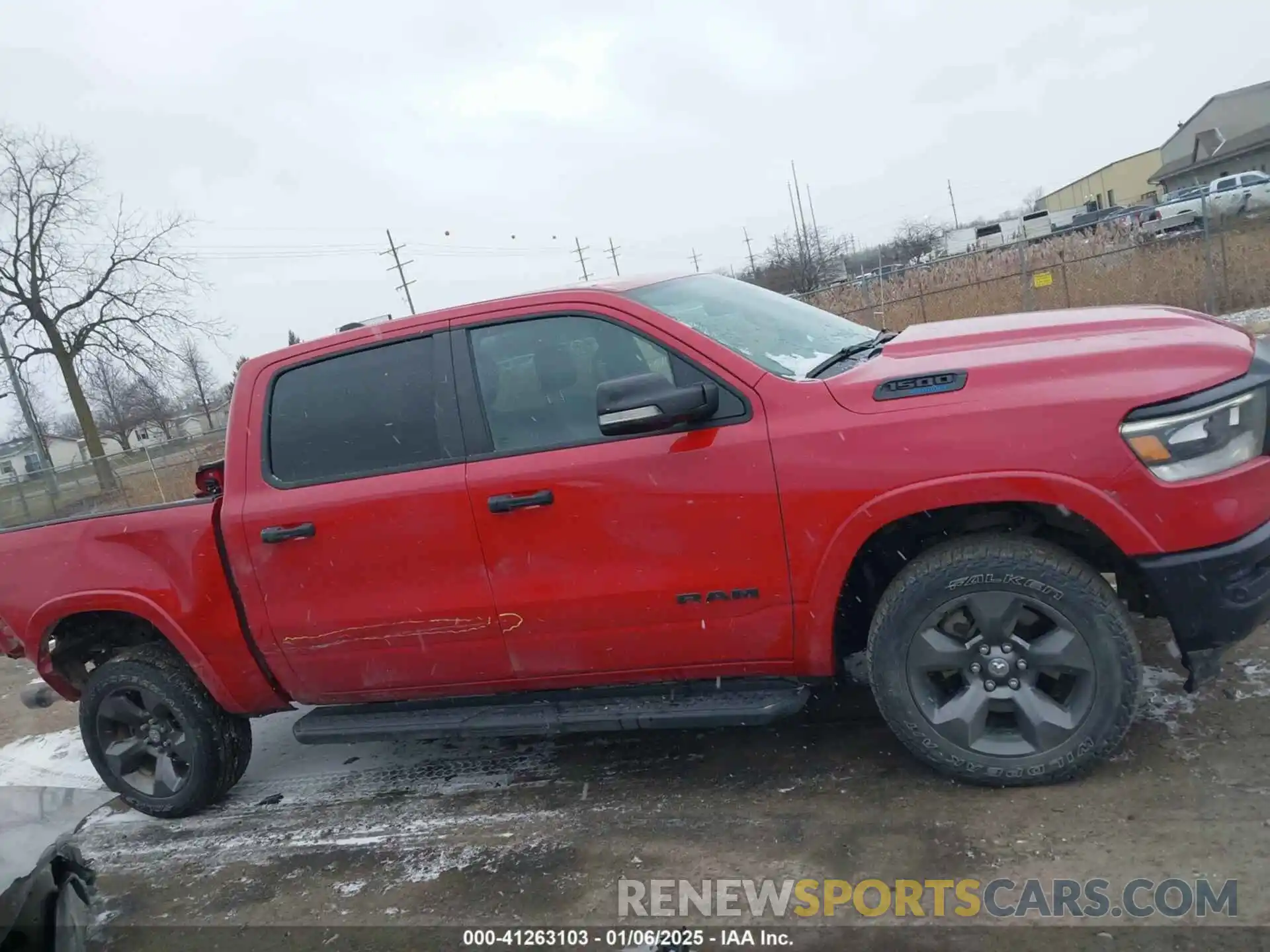 13 Photograph of a damaged car 1C6SRFFT7NN243177 RAM 1500 2022