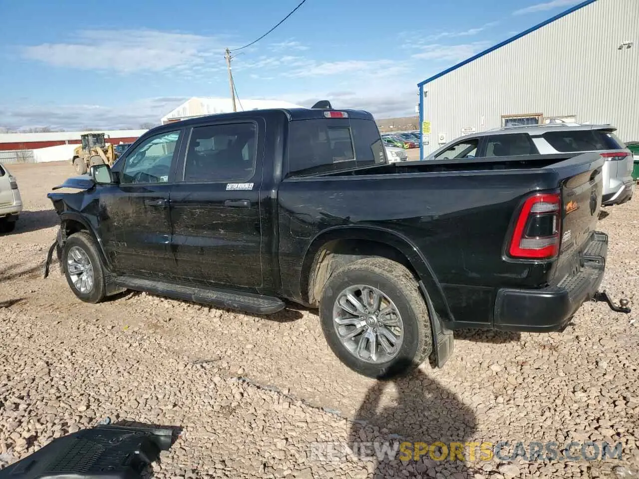 2 Photograph of a damaged car 1C6SRFFT7NN246676 RAM 1500 2022