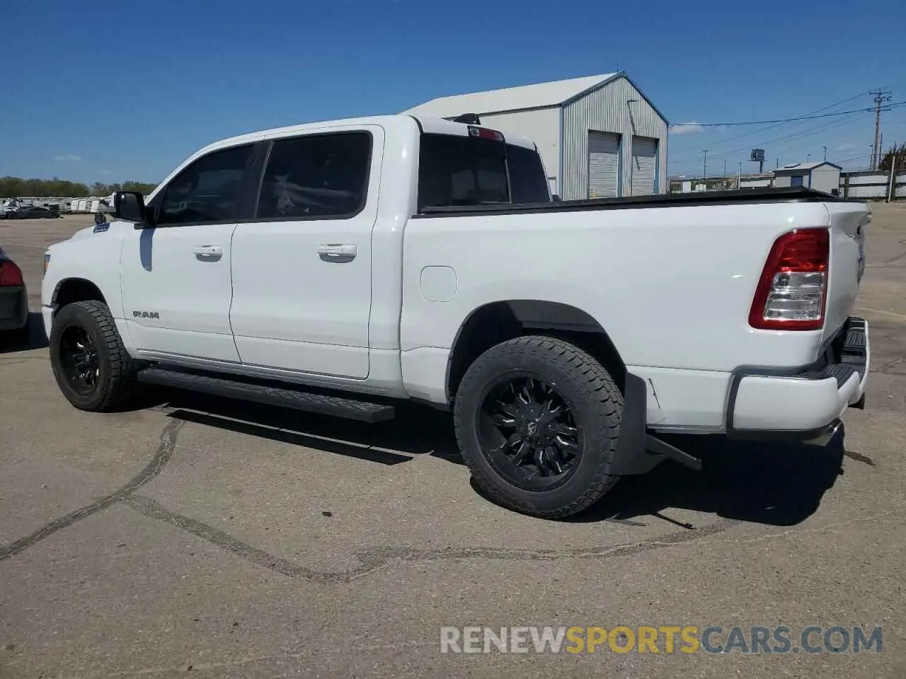 2 Photograph of a damaged car 1C6SRFFT7NN429379 RAM 1500 2022
