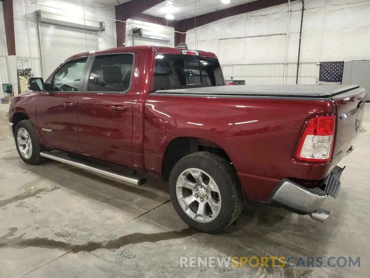 2 Photograph of a damaged car 1C6SRFFT9NN367760 RAM 1500 2022