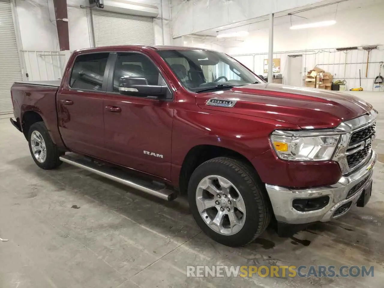 4 Photograph of a damaged car 1C6SRFFT9NN367760 RAM 1500 2022