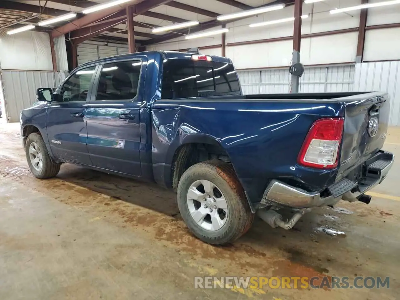 2 Photograph of a damaged car 1C6SRFFTXNN130677 RAM 1500 2022