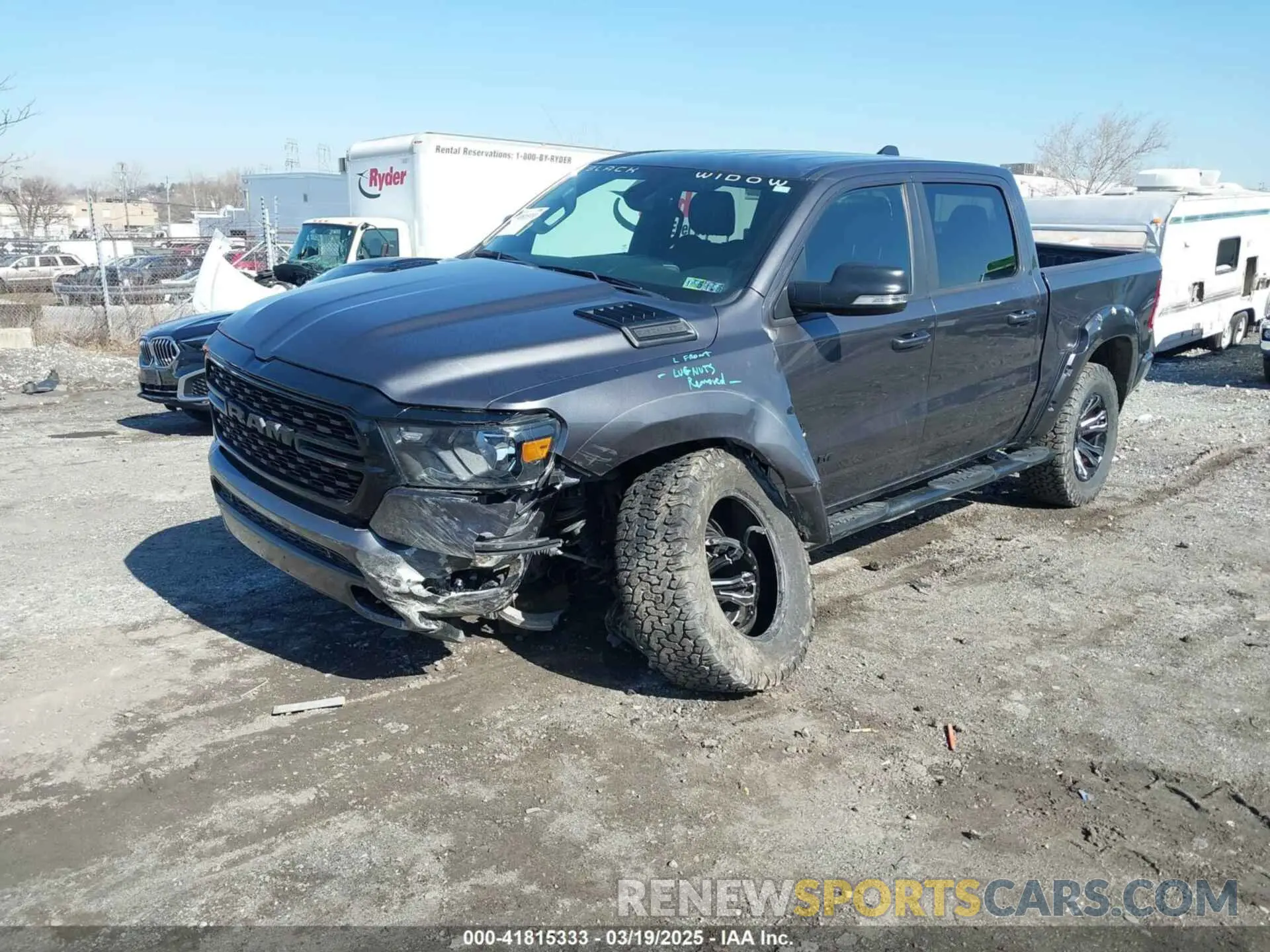 2 Photograph of a damaged car 1C6SRFFTXNN236241 RAM 1500 2022