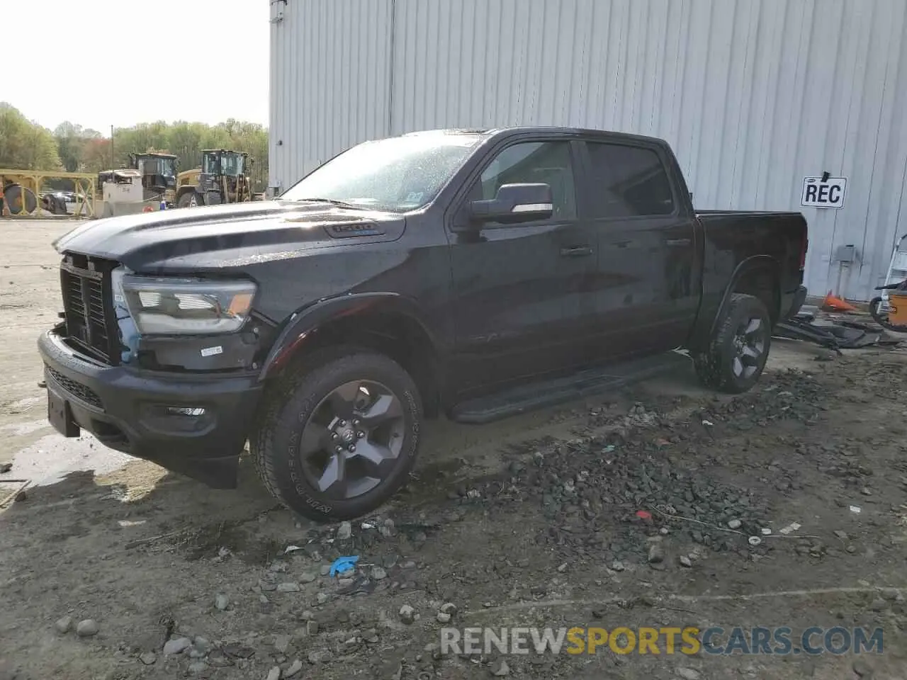1 Photograph of a damaged car 1C6SRFFTXNN244260 RAM 1500 2022