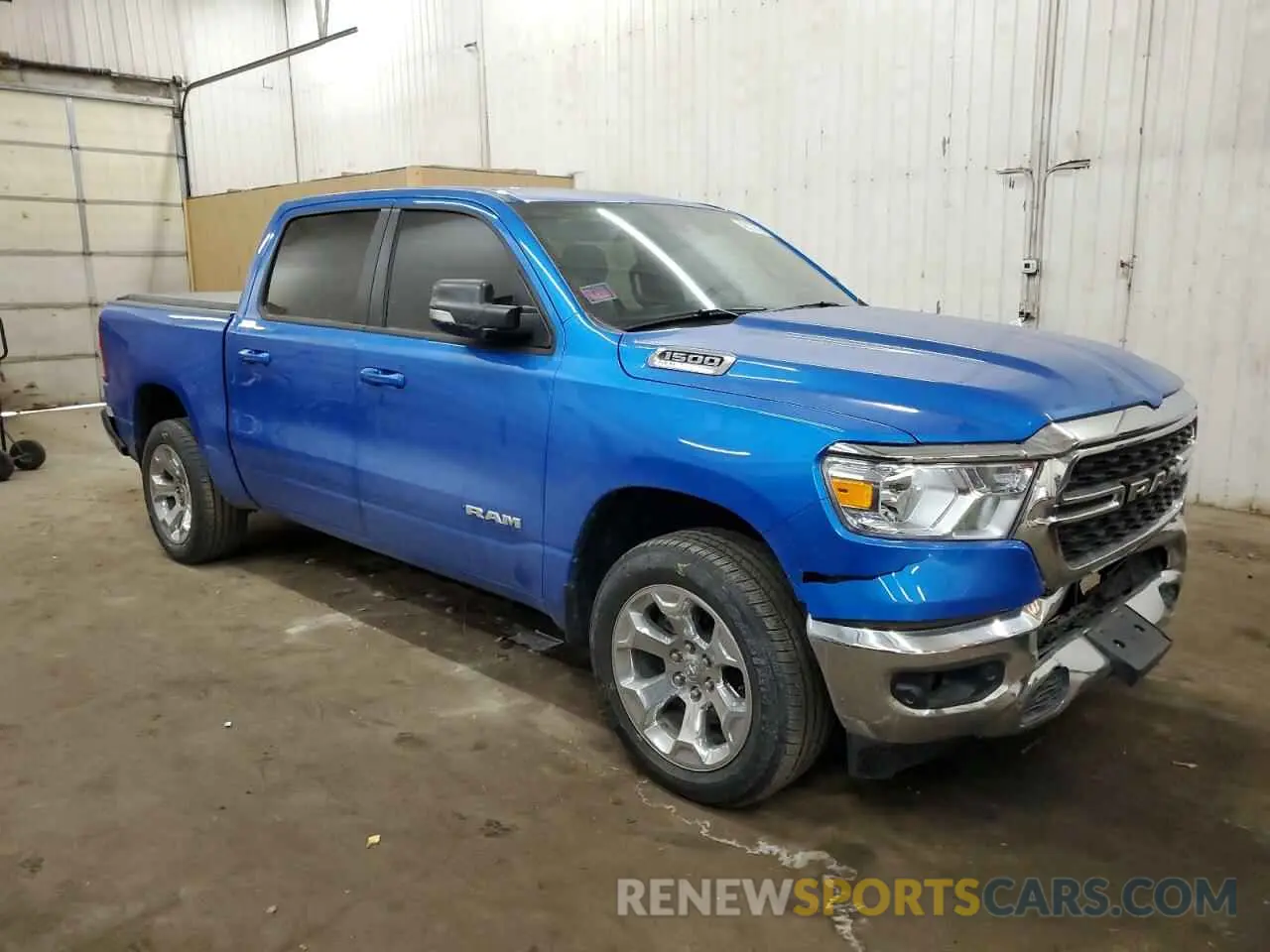 4 Photograph of a damaged car 1C6SRFFTXNN331091 RAM 1500 2022