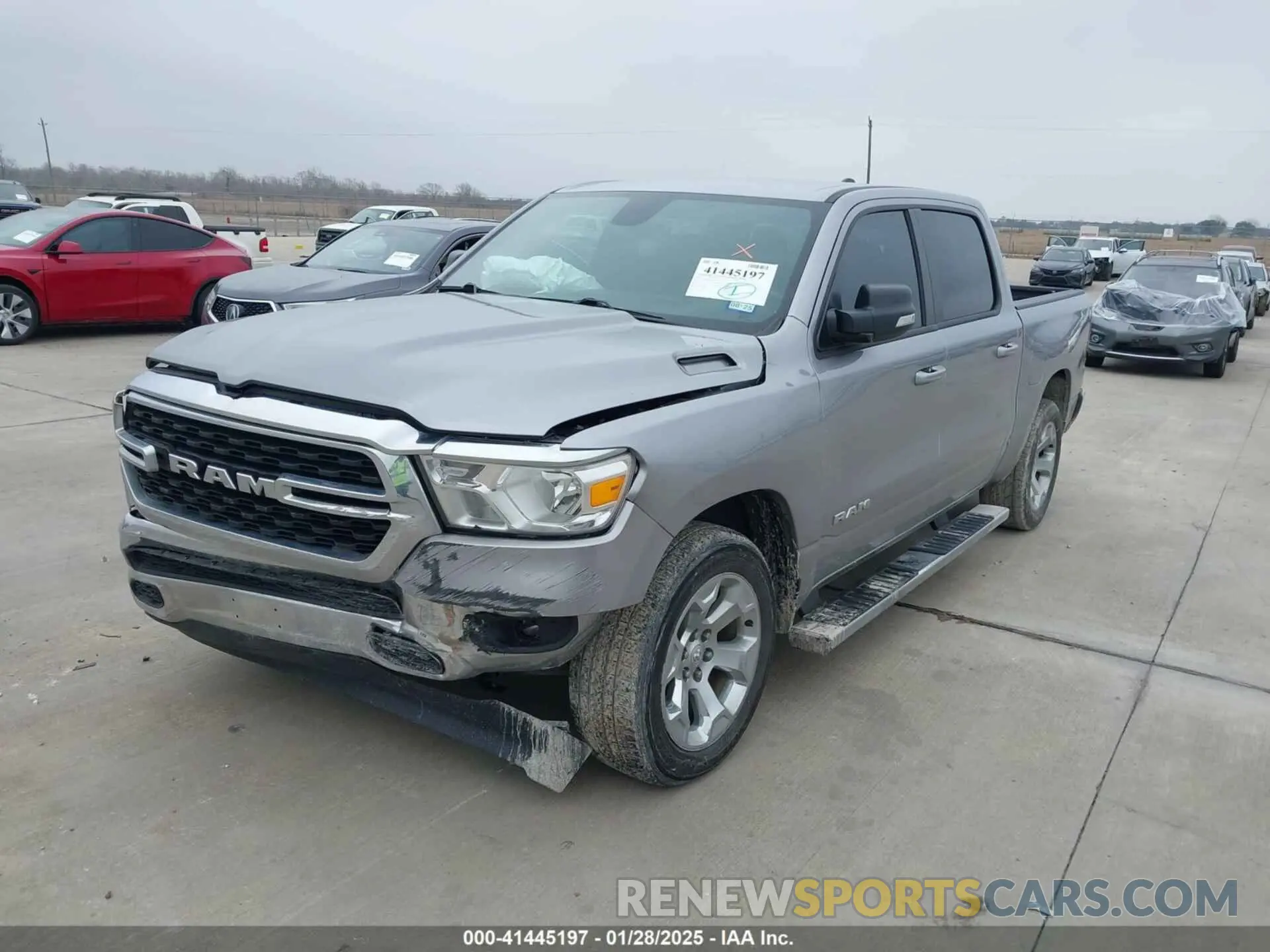 6 Photograph of a damaged car 1C6SRFFTXNN396278 RAM 1500 2022