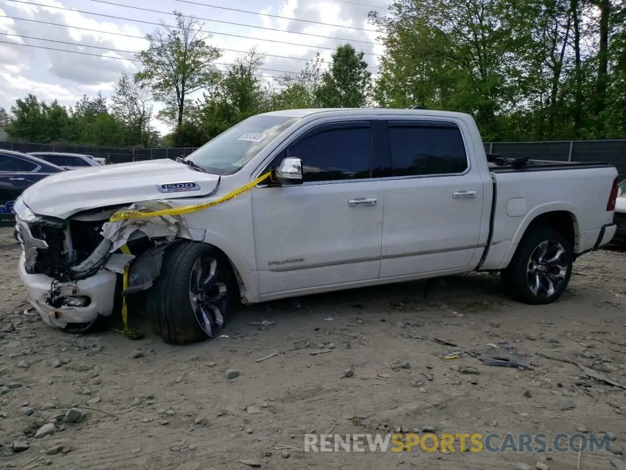 1 Photograph of a damaged car 1C6SRFHM8NN167684 RAM 1500 2022