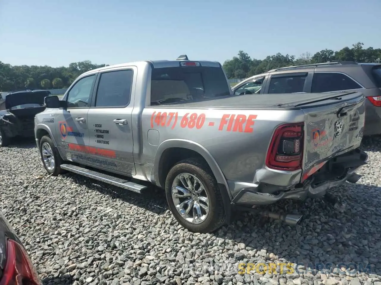 2 Photograph of a damaged car 1C6SRFJT0NN225045 RAM 1500 2022