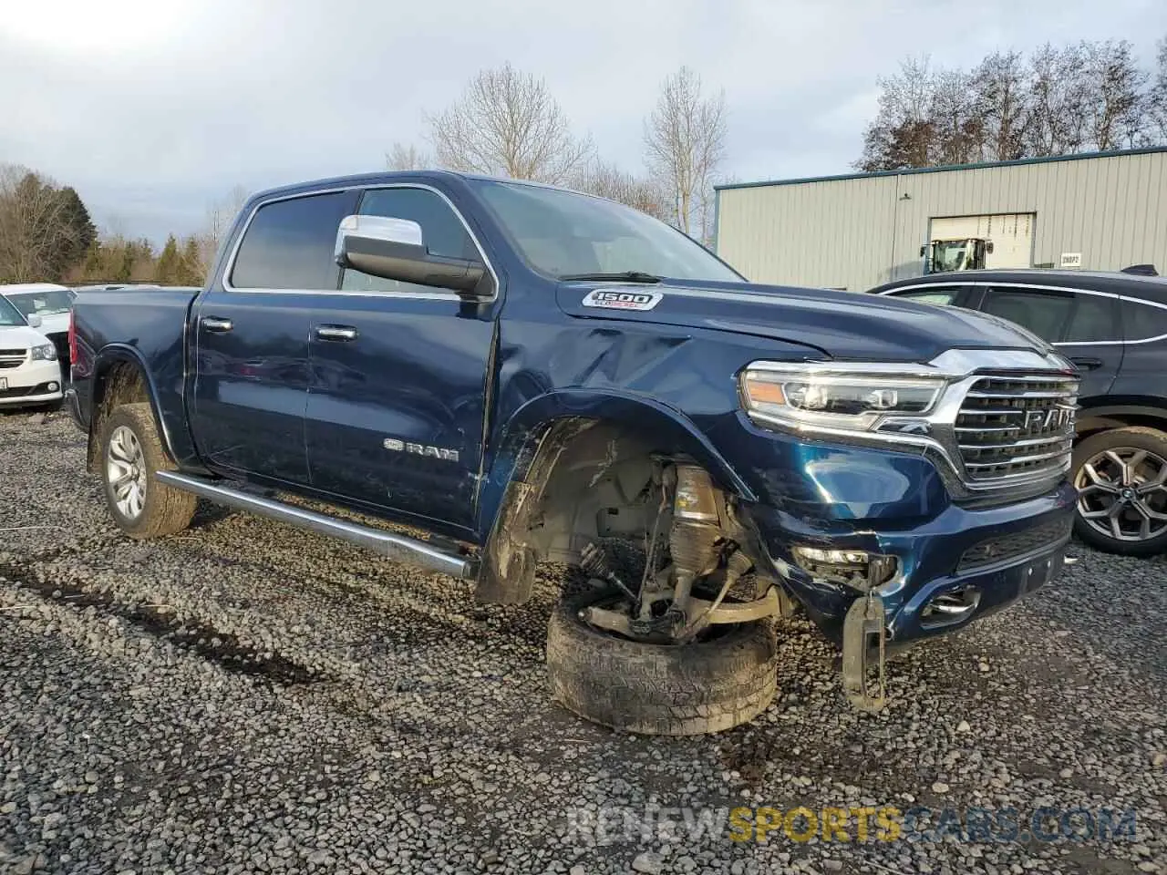 4 Photograph of a damaged car 1C6SRFKM0NN212979 RAM 1500 2022