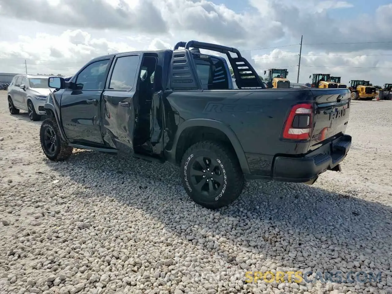 2 Photograph of a damaged car 1C6SRFLT3NN285589 RAM 1500 2022