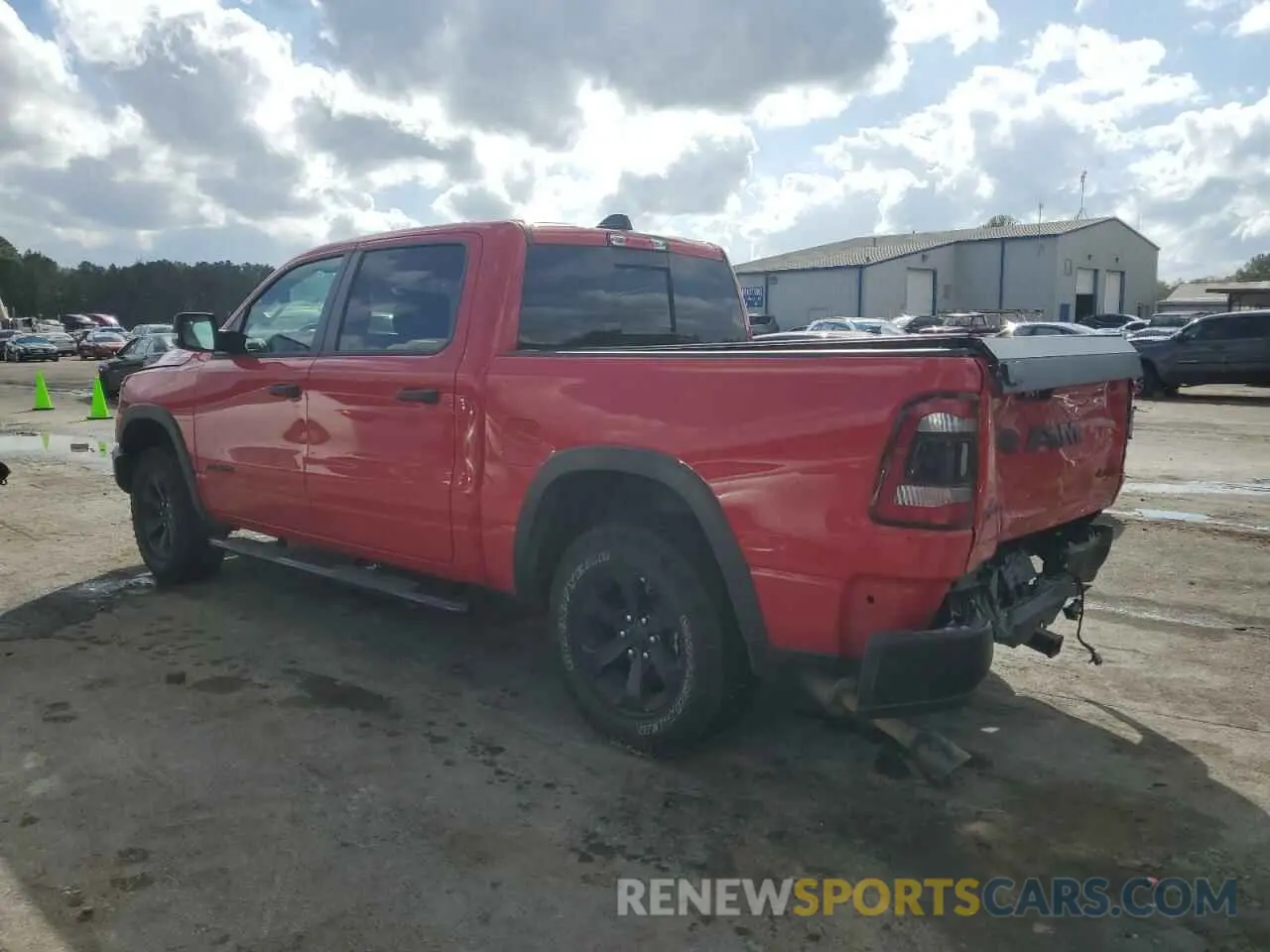 2 Photograph of a damaged car 1C6SRFLT4NN429439 RAM 1500 2022