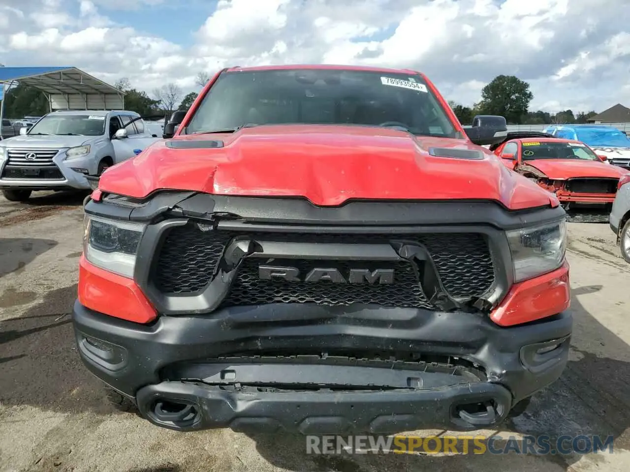 5 Photograph of a damaged car 1C6SRFLT4NN429439 RAM 1500 2022