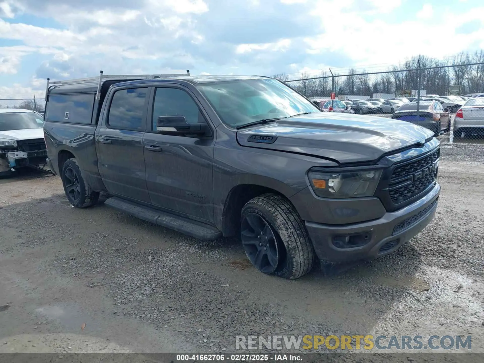 1 Photograph of a damaged car 1C6SRFMT8NN267989 RAM 1500 2022